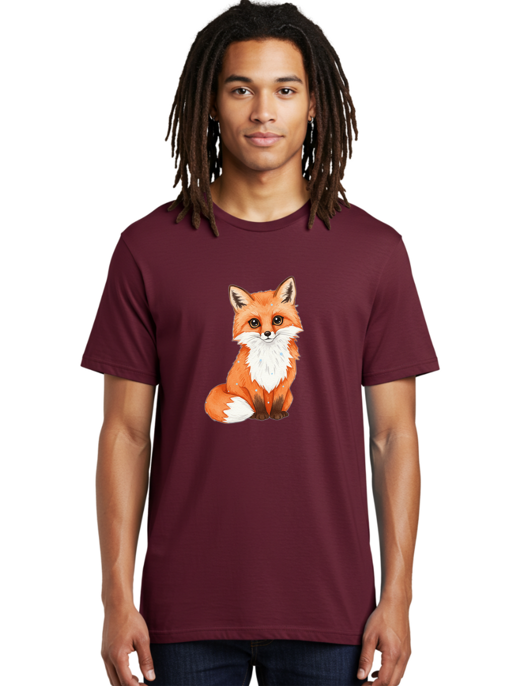 Cartoon-Fox-2 Men'S Graphic Tee, 100% Cotton, Comfortable Casual Summer Wear, Machine Washable, Vintage Camera, Old Camera, Antique Camera, Black Camera, Classic Photography, Photography Equipment, Nostalgic Device, Film Camera, Camera Art Bae951