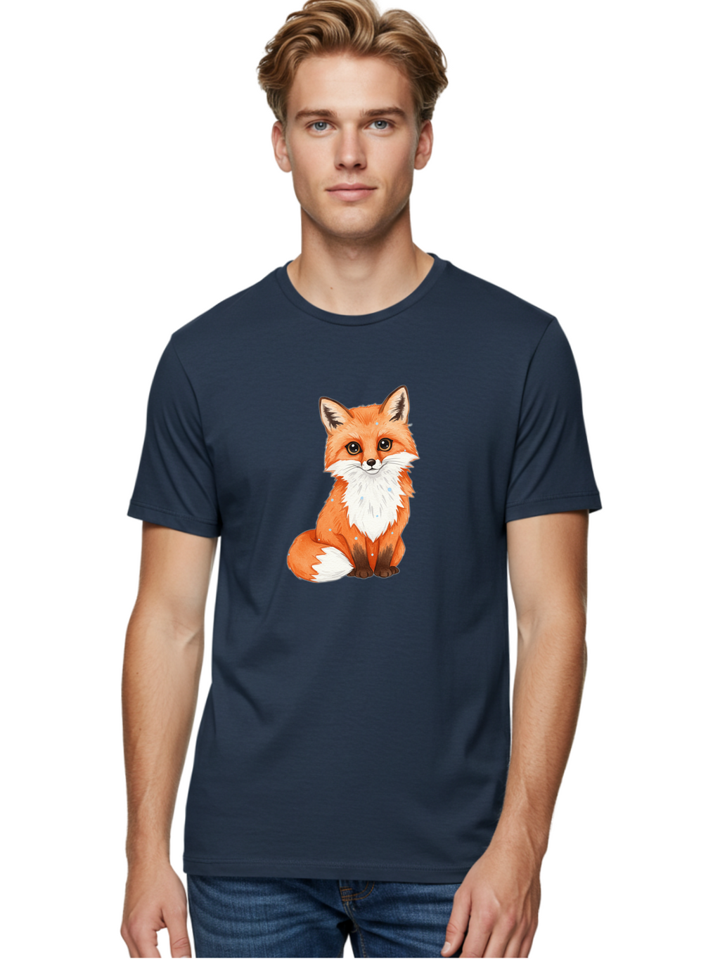 Cartoon-Fox-2 Men'S Graphic Tee, 100% Cotton, Comfortable Casual Summer Wear, Machine Washable, Vintage Camera, Old Camera, Antique Camera, Black Camera, Classic Photography, Photography Equipment, Nostalgic Device, Film Camera, Camera Art Bae951
