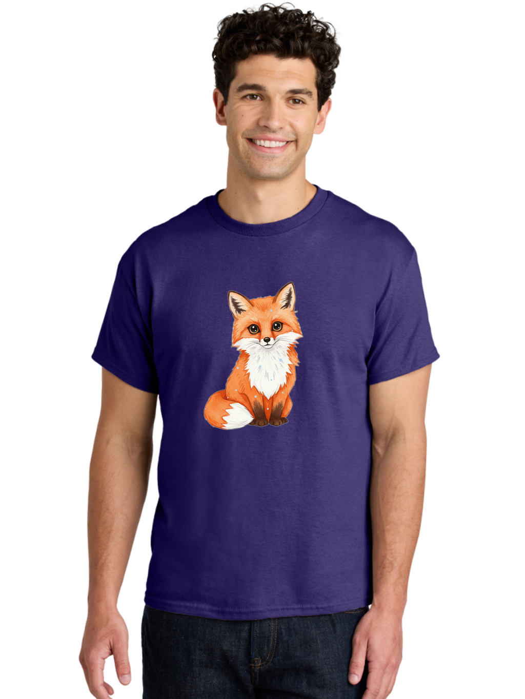 Cartoon-Fox-2 Men'S Graphic Tee, 100% Cotton, Comfortable Casual Summer Wear, Machine Washable, Vintage Camera, Old Camera, Antique Camera, Black Camera, Classic Photography, Photography Equipment, Nostalgic Device, Film Camera, Camera Art Bae951