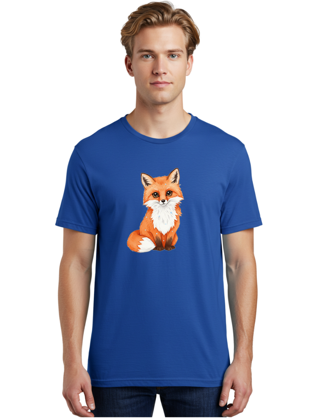 Cartoon-Fox-2 Men'S Graphic Tee, 100% Cotton, Comfortable Casual Summer Wear, Machine Washable, Vintage Camera, Old Camera, Antique Camera, Black Camera, Classic Photography, Photography Equipment, Nostalgic Device, Film Camera, Camera Art Bae951
