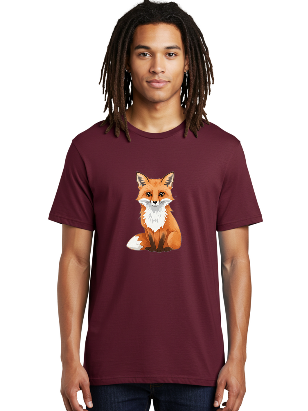 Cartoon-Fox-3 Men'S Graphic Tee, 100% Cotton, Comfortable Casual Summer Wear, Machine Washable, Vintage Camera, Old Camera, Antique Camera, Black Camera, Classic Photography, Photography Equipment, Nostalgic Device, Film Camera, Camera Art Bae952