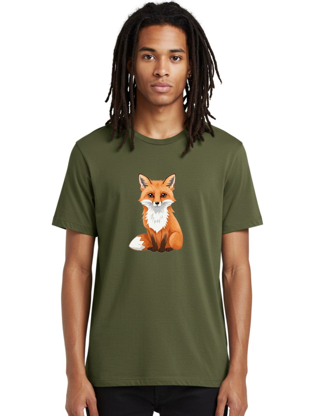 Cartoon-Fox-3 Men'S Graphic Tee, 100% Cotton, Comfortable Casual Summer Wear, Machine Washable, Vintage Camera, Old Camera, Antique Camera, Black Camera, Classic Photography, Photography Equipment, Nostalgic Device, Film Camera, Camera Art Bae952