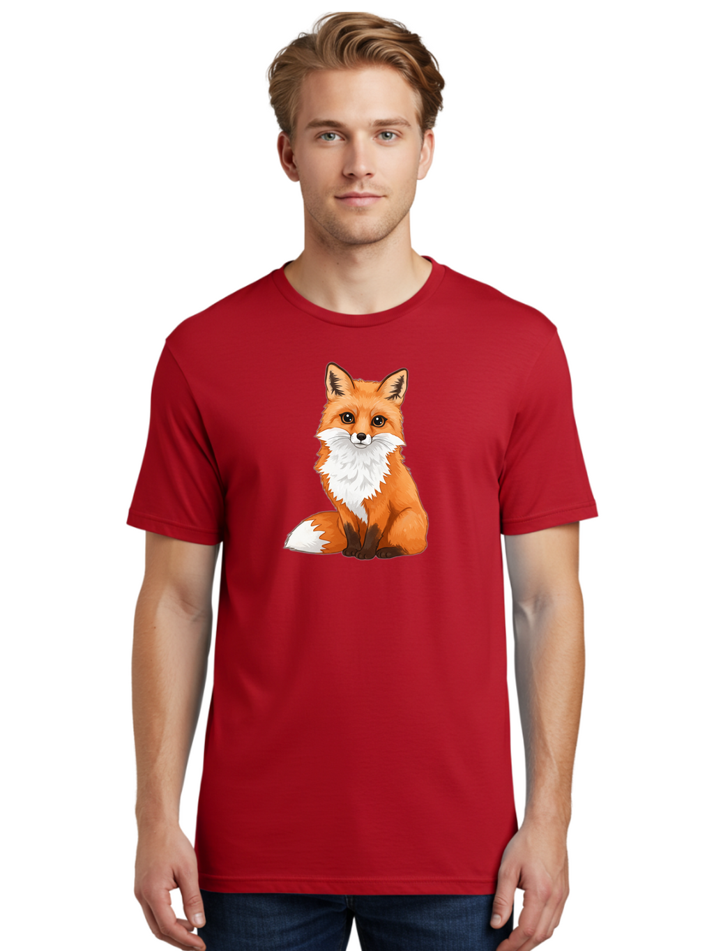 Cartoon-Fox-4 Men'S Graphic Tee, 100% Cotton, Comfortable Casual Summer Wear, Machine Washable, Vintage Camera, Old Camera, Antique Camera, Black Camera, Classic Photography, Photography Equipment, Nostalgic Device, Film Camera, Camera Art Bae953