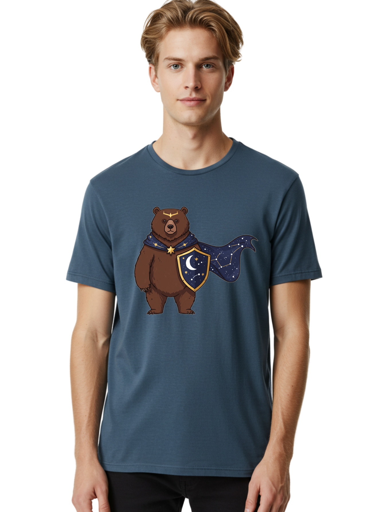 Celestial-Bear Men'S Graphic Tee, 100% Cotton, Comfortable Casual Summer Wear, Machine Washable, Vintage Camera, Old Camera, Antique Camera, Black Camera, Classic Photography, Photography Equipment, Nostalgic Device, Film Camera, Camera Art Bae955