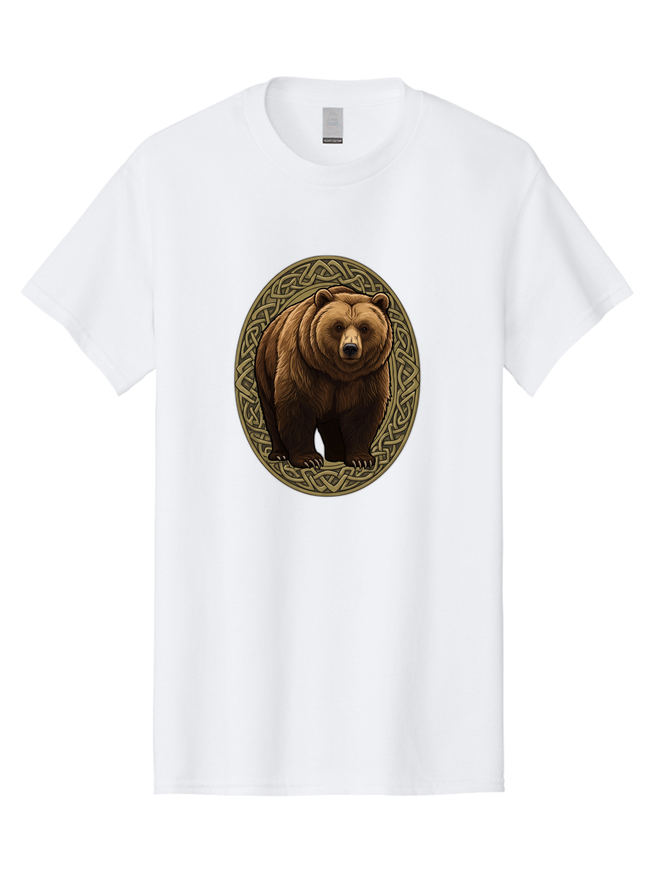 Celtic-Bear-Emblem Men'S Graphic Tee, 100% Cotton, Comfortable Casual Summer Wear, Machine Washable, Vintage Camera, Old Camera, Antique Camera, Black Camera, Classic Photography, Photography Equipment, Nostalgic Device, Film Camera, Bae956