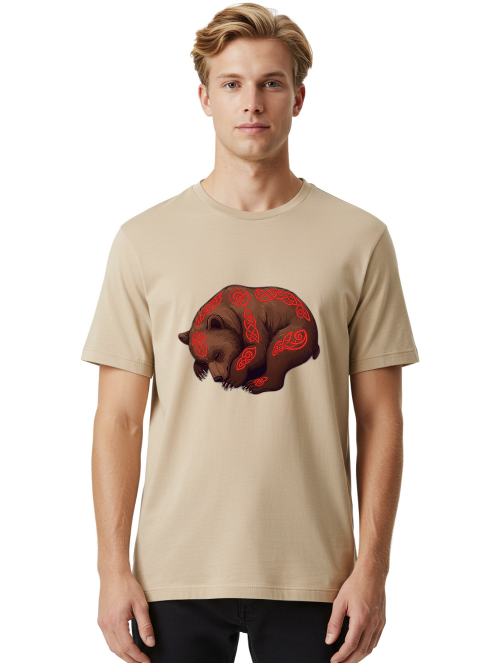 Celtic-Bear Men'S Graphic Tee, 100% Cotton, Comfortable Casual Summer Wear, Machine Washable, Vintage Camera, Old Camera, Antique Camera, Black Camera, Classic Photography, Photography Equipment, Nostalgic Device, Film Camera, Camera Art Bae957