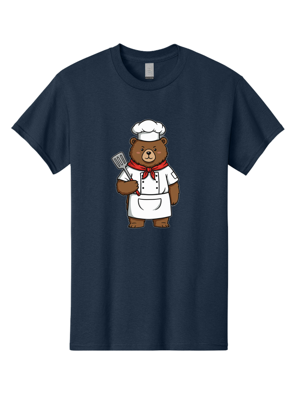 Chef-Bear-1 Men'S Graphic Tee, 100% Cotton, Comfortable Casual Summer Wear, Machine Washable, Vintage Camera, Old Camera, Antique Camera, Black Camera, Classic Photography, Photography Equipment, Nostalgic Device, Film Camera, Camera Art Bae960