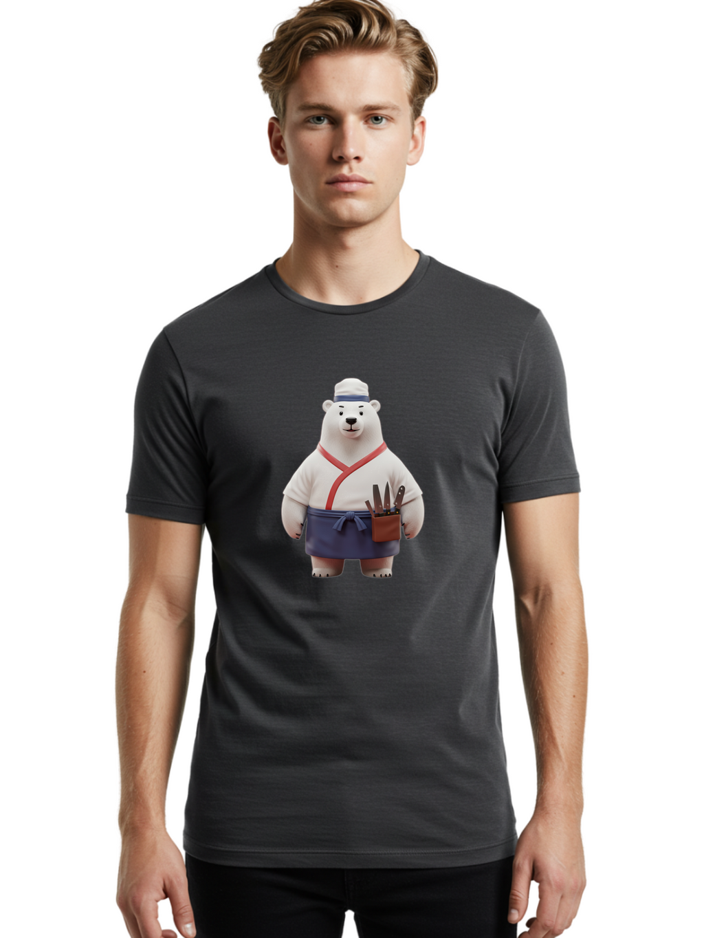 Chef-Bear Men'S Graphic Tee, 100% Cotton, Comfortable Casual Summer Wear, Machine Washable, Vintage Camera, Old Camera, Antique Camera, Black Camera, Classic Photography, Photography Equipment, Nostalgic Device, Film Camera, Camera Art Bae961