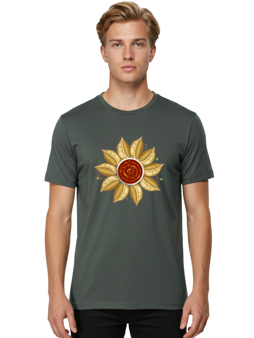 Chili-Sauce-Flower Men'S Graphic Tee, 100% Cotton, Comfortable Casual Summer Wear, Machine Washable, Vintage Camera, Old Camera, Antique Camera, Black Camera, Classic Photography, Photography Equipment, Nostalgic Device, Film Camera, Bae962