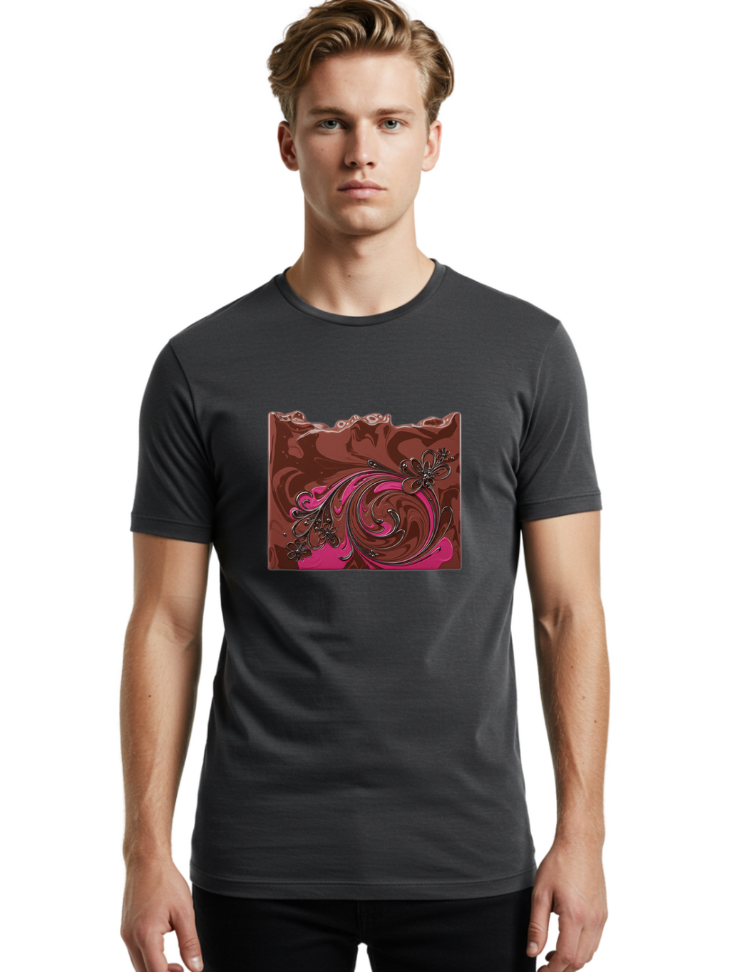 Chocolate-Bar Men'S Graphic Tee, 100% Cotton, Comfortable Casual Summer Wear, Machine Washable, Vintage Camera, Old Camera, Antique Camera, Black Camera, Classic Photography, Photography Equipment, Nostalgic Device, Film Camera, Camera Art Bae963