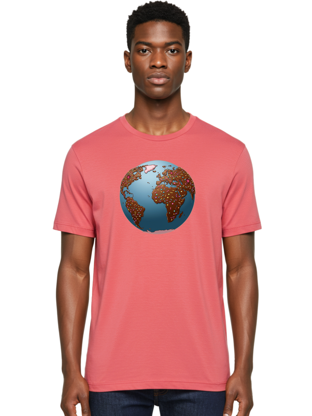 Chocolate-Globe Men'S Graphic Tee, 100% Cotton, Comfortable Casual Summer Wear, Machine Washable, Vintage Camera, Old Camera, Antique Camera, Black Camera, Classic Photography, Photography Equipment, Nostalgic Device, Film Camera, Camera Art Bae964