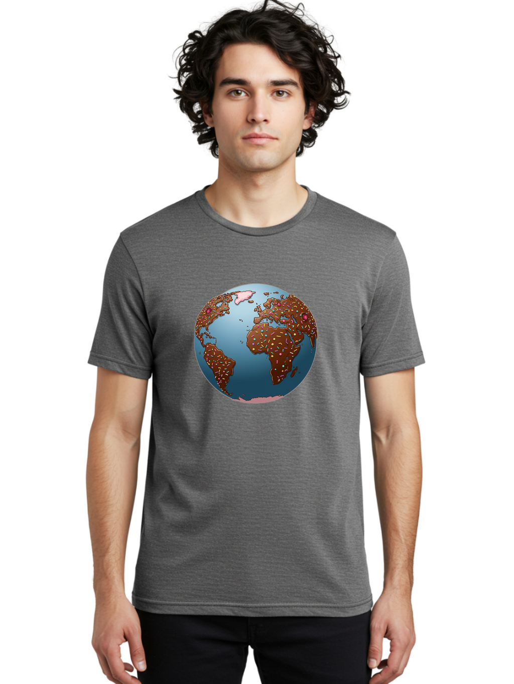 Chocolate-Globe Men'S Graphic Tee, 100% Cotton, Comfortable Casual Summer Wear, Machine Washable, Vintage Camera, Old Camera, Antique Camera, Black Camera, Classic Photography, Photography Equipment, Nostalgic Device, Film Camera, Camera Art Bae964