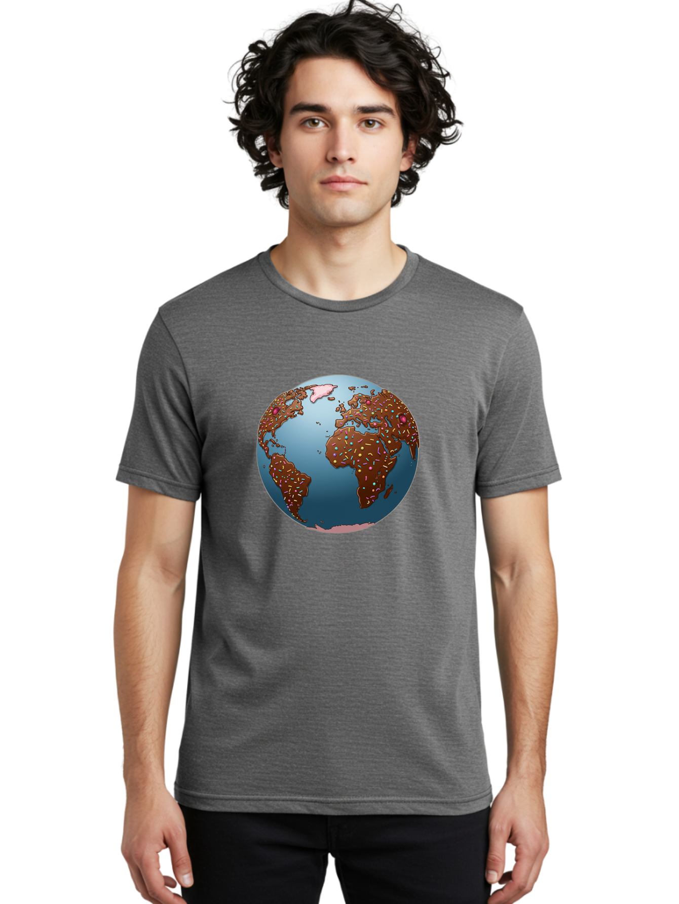 Chocolate-Globe Men'S Graphic Tee, 100% Cotton, Comfortable Casual Summer Wear, Machine Washable, Vintage Camera, Old Camera, Antique Camera, Black Camera, Classic Photography, Photography Equipment, Nostalgic Device, Film Camera, Camera Art Bae964