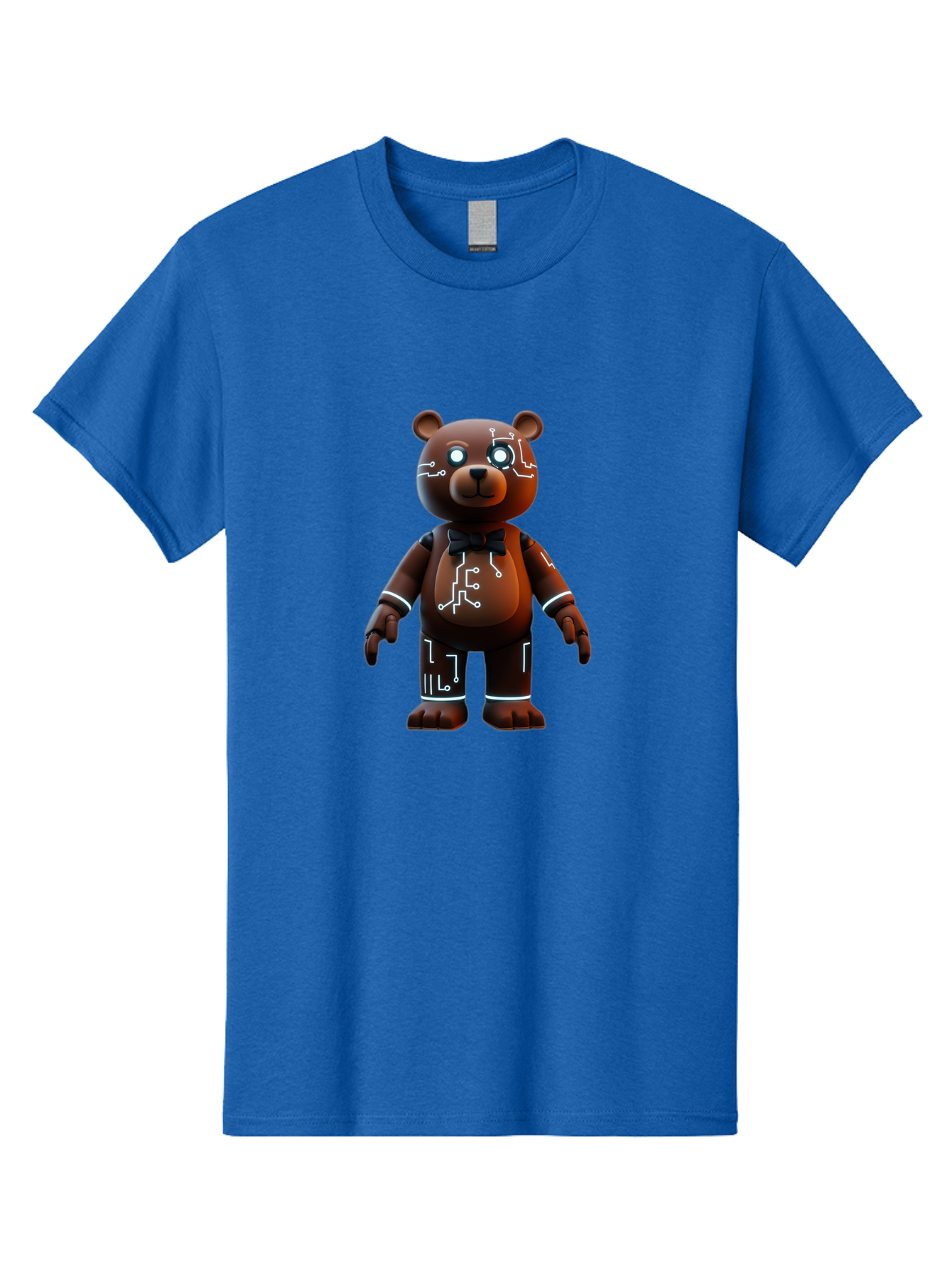 Circuit-Bear-2 Men'S Graphic Tee, 100% Cotton, Comfortable Casual Summer Wear, Machine Washable, Vintage Camera, Old Camera, Antique Camera, Black Camera, Classic Photography, Photography Equipment, Nostalgic Device, Film Camera, Camera Art Bae966