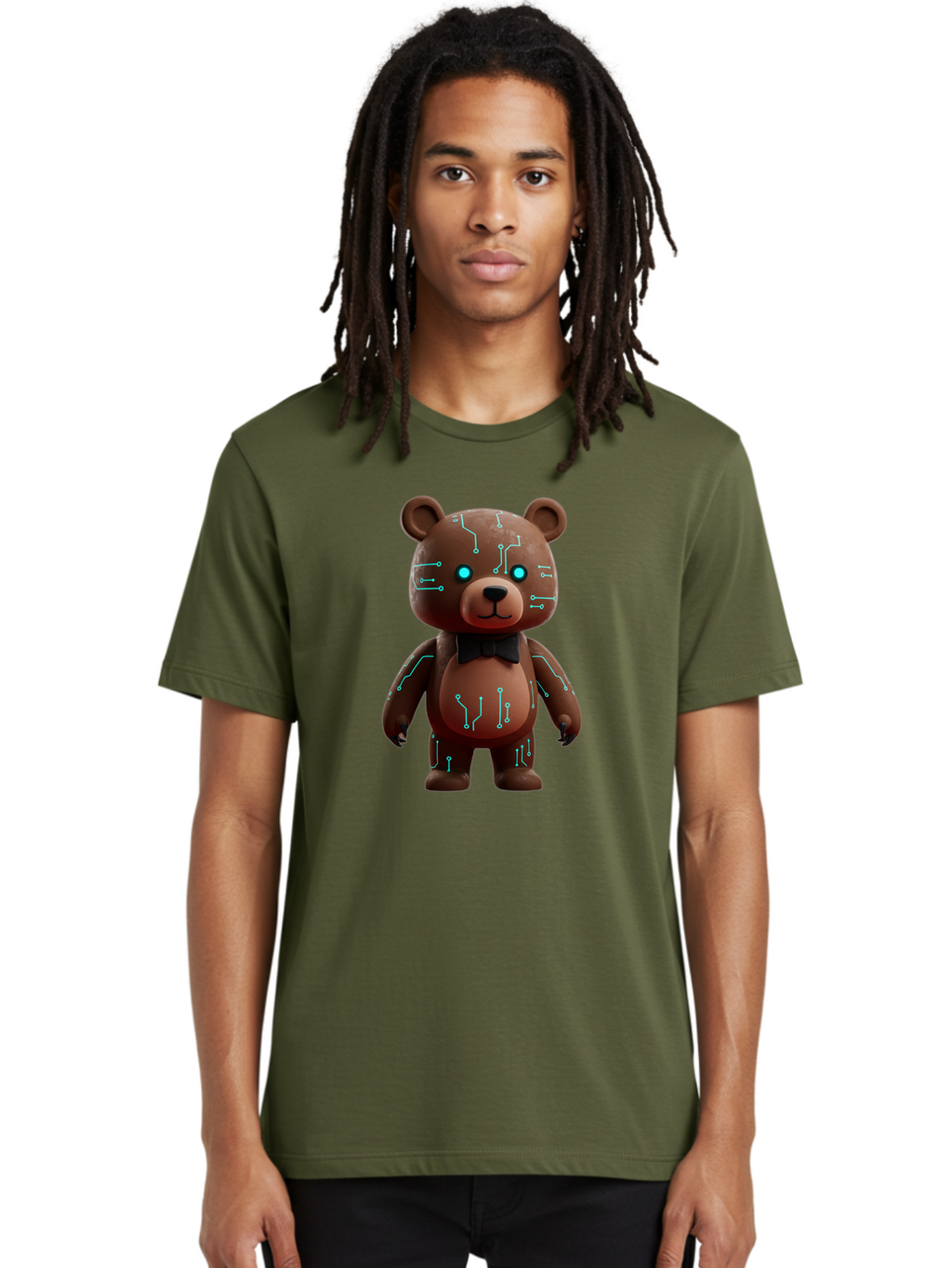 Circuit-Bear Men'S Graphic Tee, 100% Cotton, Comfortable Casual Summer Wear, Machine Washable, Vintage Camera, Old Camera, Antique Camera, Black Camera, Classic Photography, Photography Equipment, Nostalgic Device, Film Camera, Camera Art Bae967