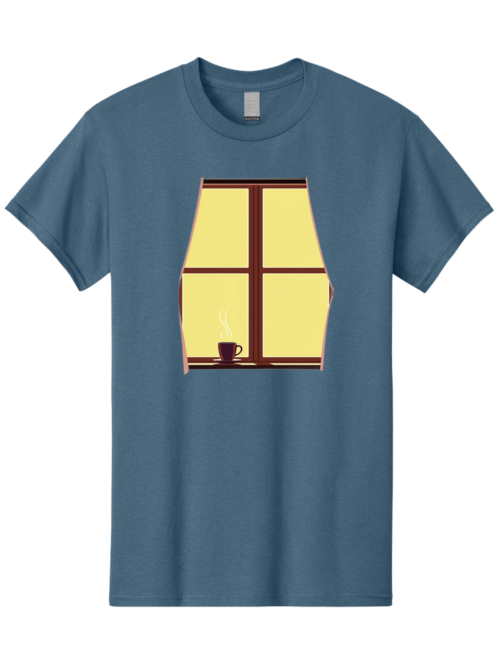 Coffee-By-Window Men'S Graphic Tee, 100% Cotton, Comfortable Casual Summer Wear, Machine Washable, Vintage Camera, Old Camera, Antique Camera, Black Camera, Classic Photography, Photography Equipment, Nostalgic Device, Film Camera, Camera Art Bae975