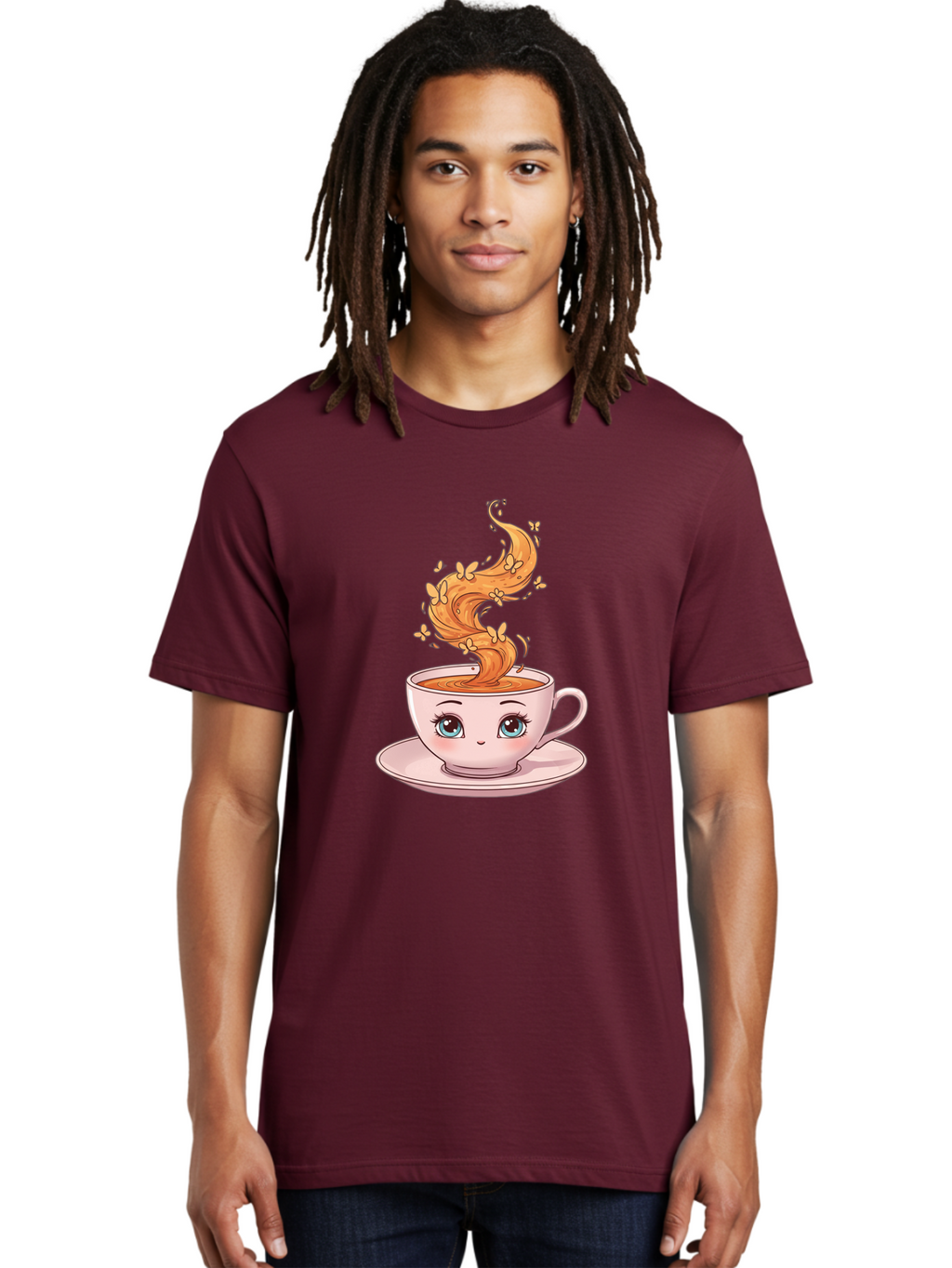 Coffee-Cup Men'S Graphic Tee, 100% Cotton, Comfortable Casual Summer Wear, Machine Washable, Vintage Camera, Old Camera, Antique Camera, Black Camera, Classic Photography, Photography Equipment, Nostalgic Device, Film Camera, Camera Art Bae976