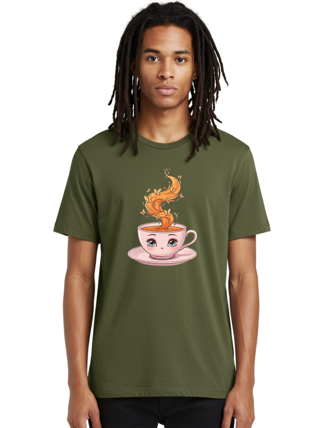 Coffee-Cup Men'S Graphic Tee, 100% Cotton, Comfortable Casual Summer Wear, Machine Washable, Vintage Camera, Old Camera, Antique Camera, Black Camera, Classic Photography, Photography Equipment, Nostalgic Device, Film Camera, Camera Art Bae976