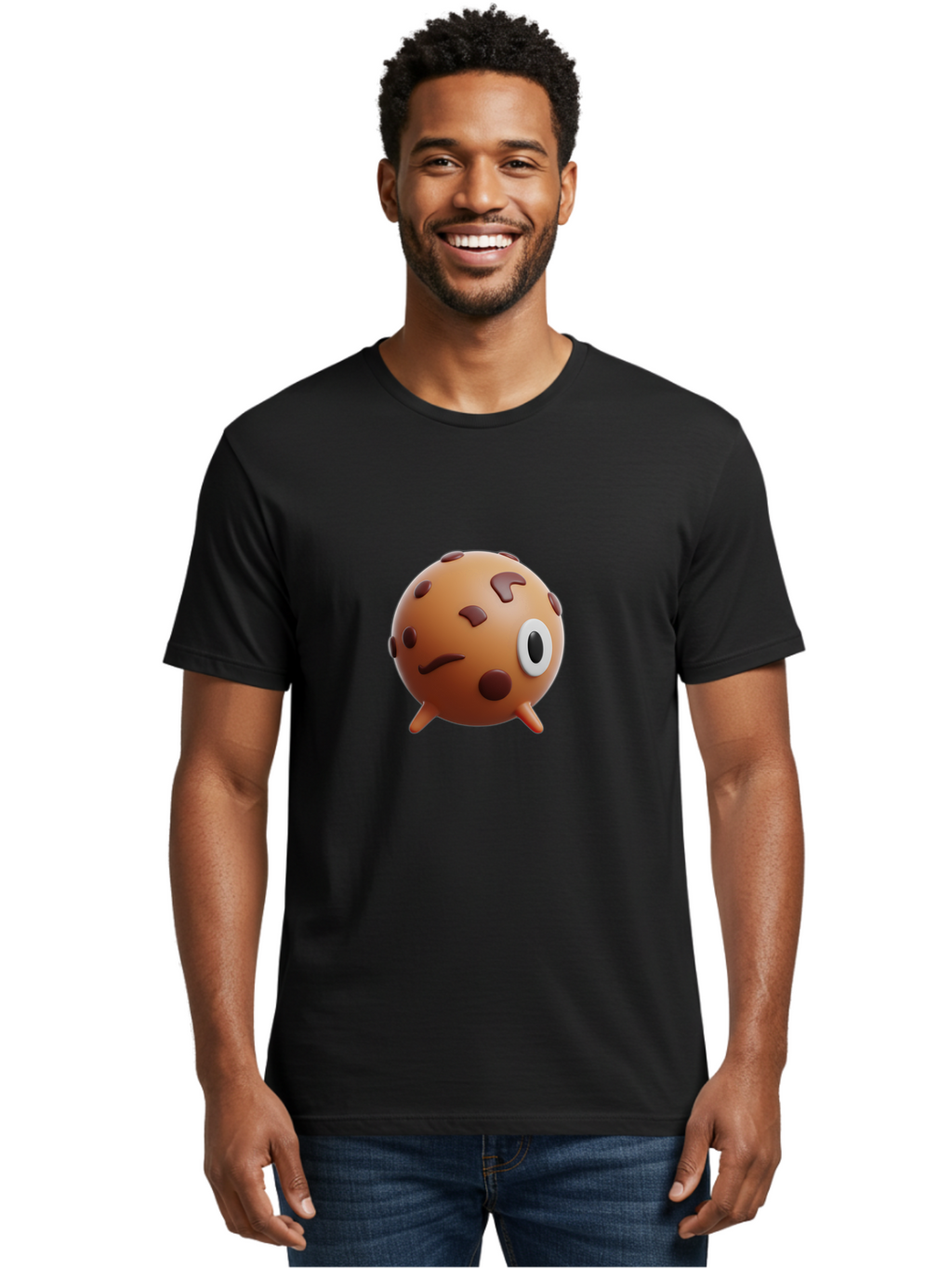 Cookie Men'S Graphic Tee, 100% Cotton, Comfortable Casual Summer Wear, Machine Washable, Vintage Camera, Old Camera, Antique Camera, Black Camera, Classic Photography, Photography Equipment, Nostalgic Device, Film Camera, Camera Art Bae981