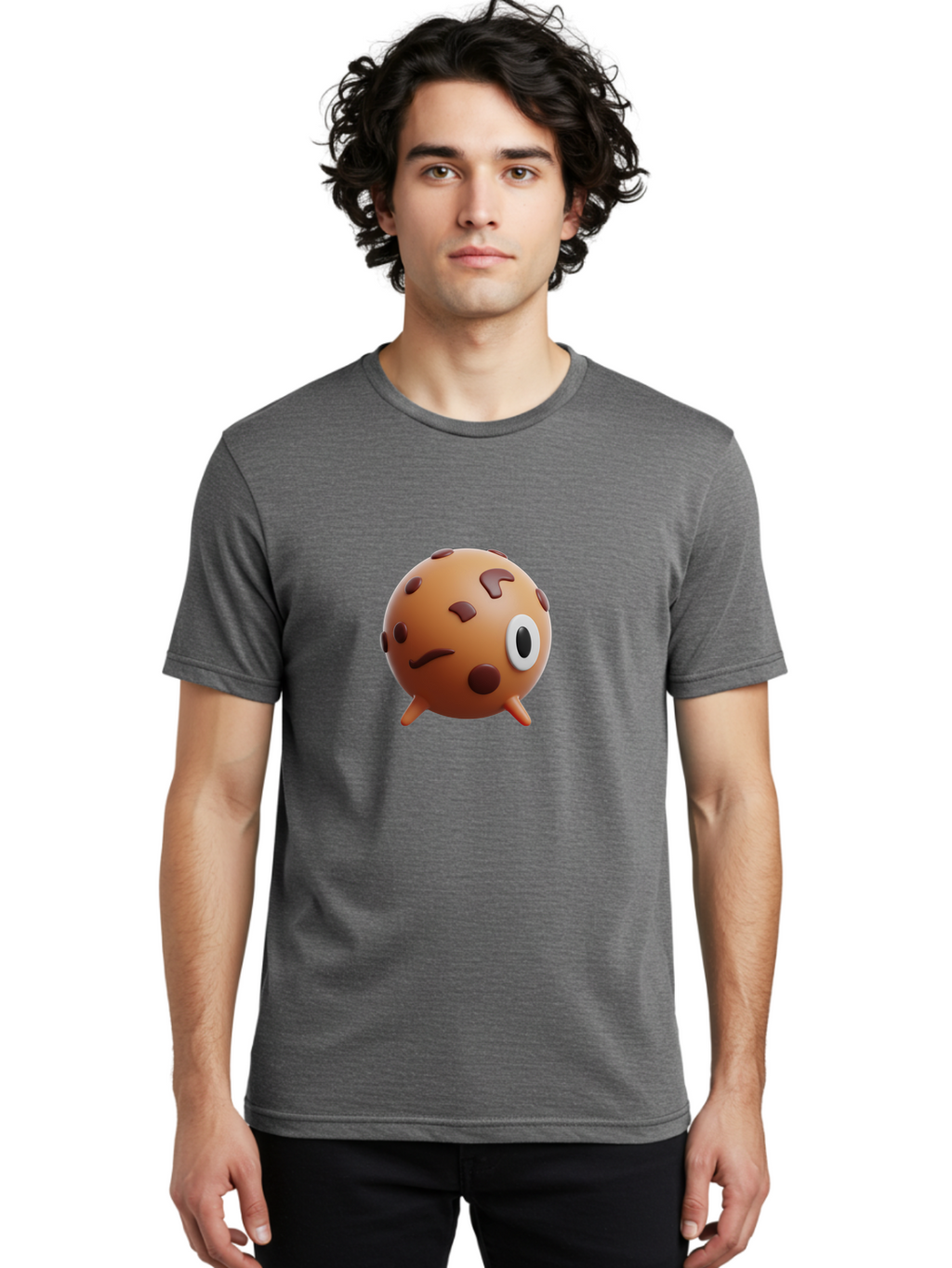 Cookie Men'S Graphic Tee, 100% Cotton, Comfortable Casual Summer Wear, Machine Washable, Vintage Camera, Old Camera, Antique Camera, Black Camera, Classic Photography, Photography Equipment, Nostalgic Device, Film Camera, Camera Art Bae981