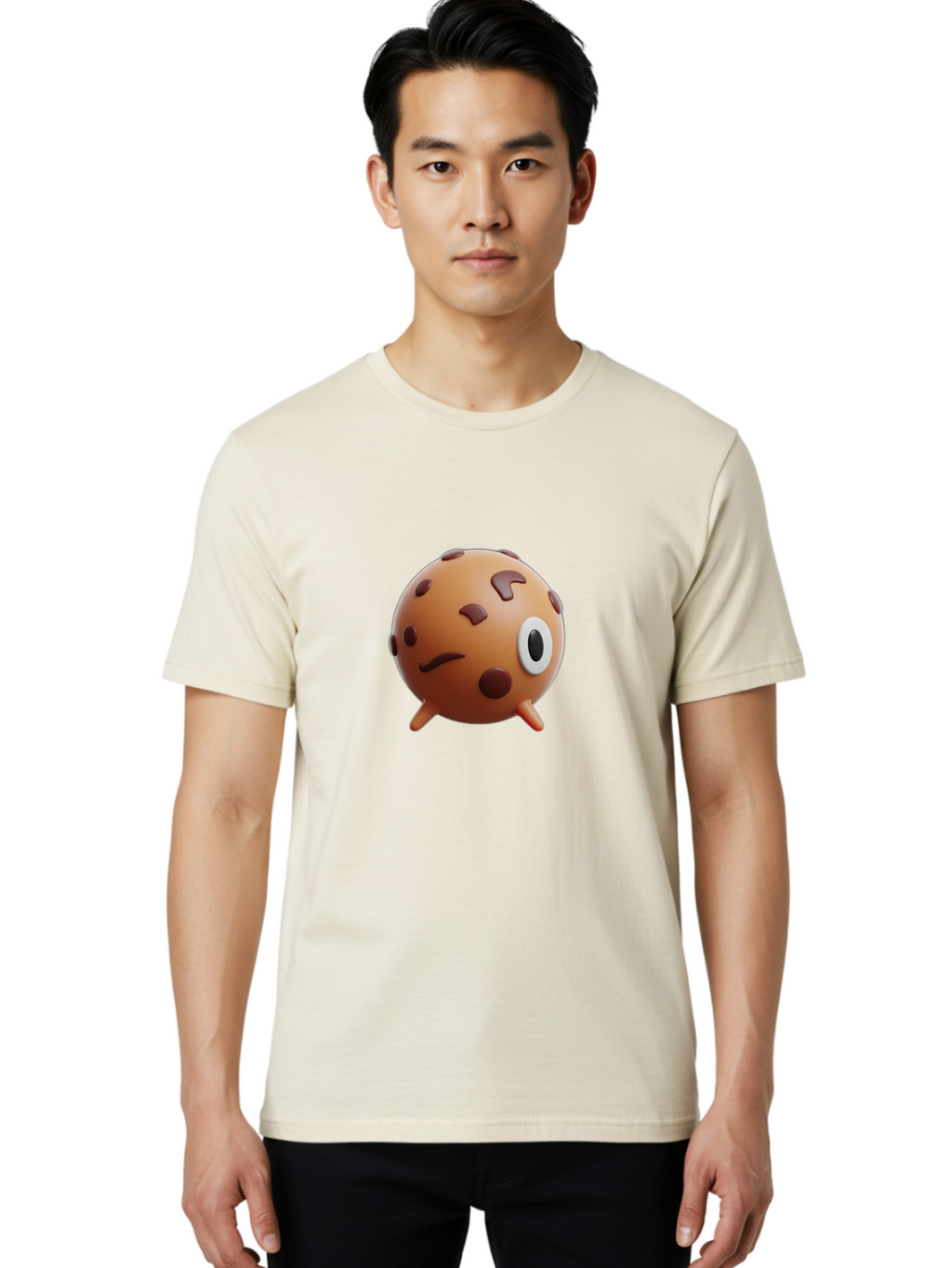 Cookie Men'S Graphic Tee, 100% Cotton, Comfortable Casual Summer Wear, Machine Washable, Vintage Camera, Old Camera, Antique Camera, Black Camera, Classic Photography, Photography Equipment, Nostalgic Device, Film Camera, Camera Art Bae981