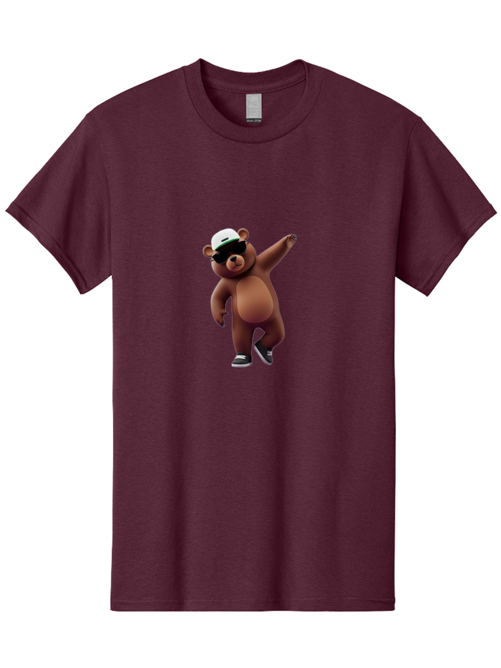 Cool-Bear-1 Men'S Graphic Tee, 100% Cotton, Comfortable Casual Summer Wear, Machine Washable, Vintage Camera, Old Camera, Antique Camera, Black Camera, Classic Photography, Photography Equipment, Nostalgic Device, Film Camera, Camera Art Bae982