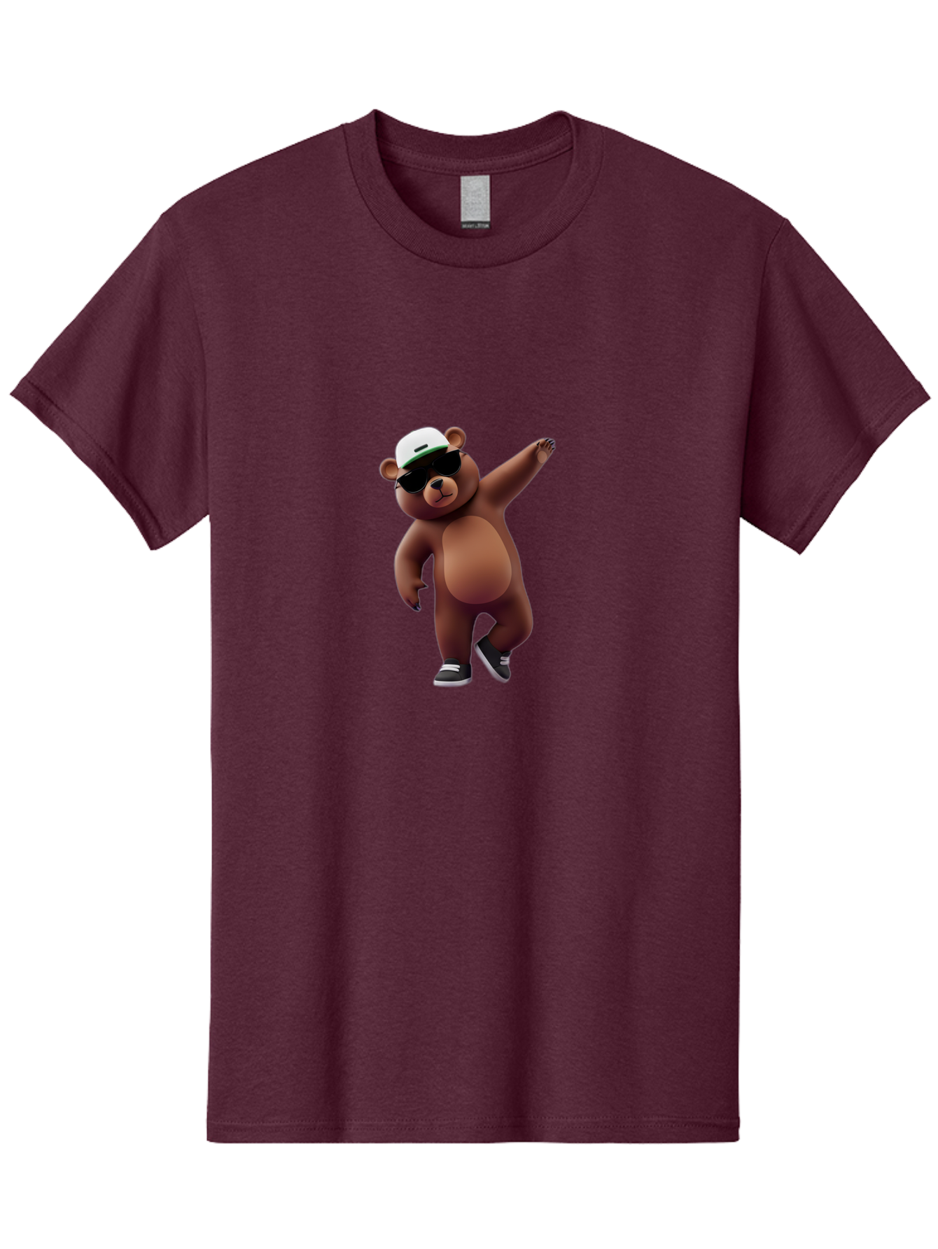 Cool-Bear-1 Men'S Graphic Tee, 100% Cotton, Comfortable Casual Summer Wear, Machine Washable, Vintage Camera, Old Camera, Antique Camera, Black Camera, Classic Photography, Photography Equipment, Nostalgic Device, Film Camera, Camera Art Bae982