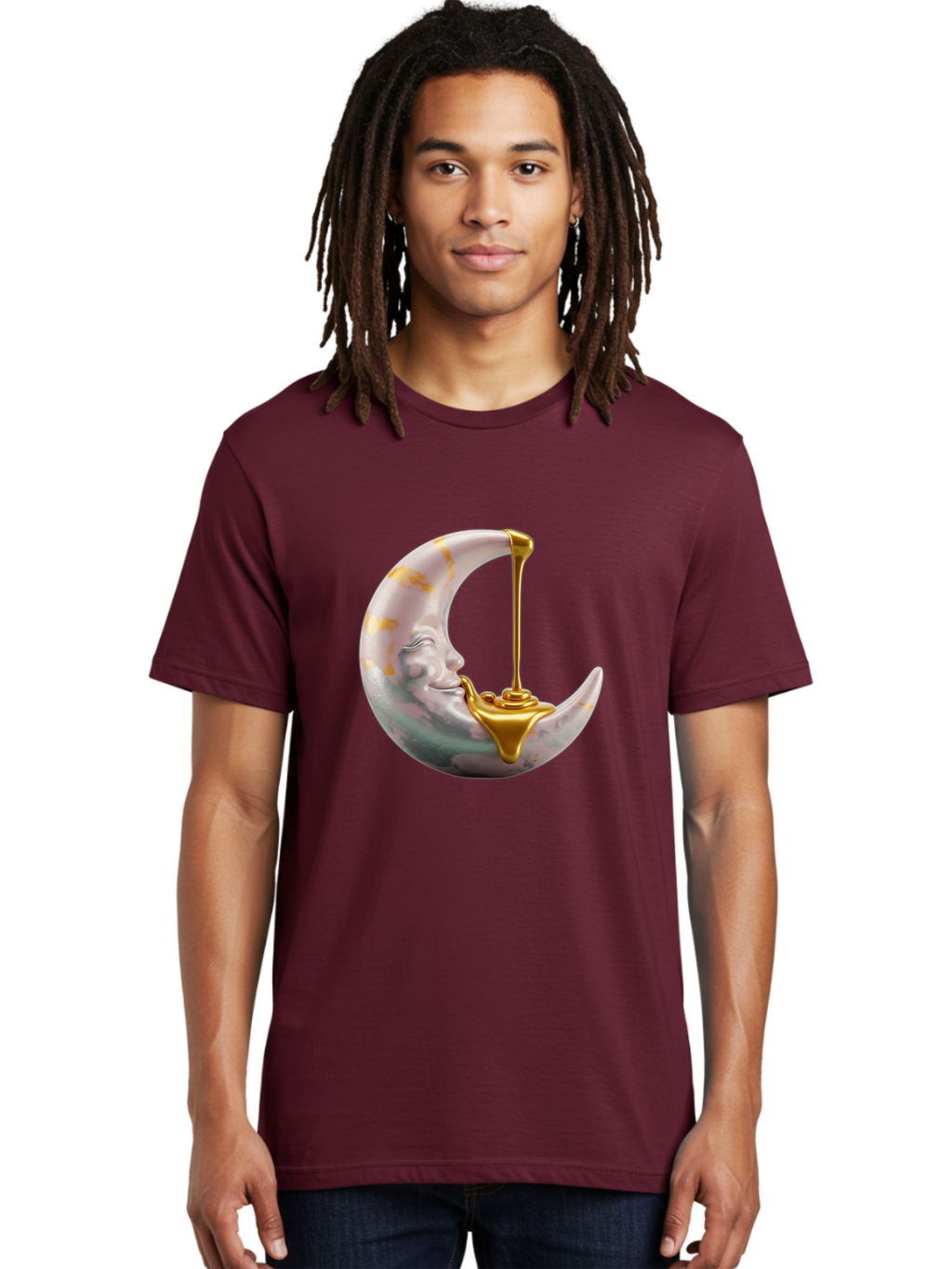 Crescent-Moon-Pouring-Oil Men'S Graphic Tee, 100% Cotton, Comfortable Casual Summer Wear, Machine Washable, Vintage Camera, Old Camera, Antique Camera, Black Camera, Classic Photography, Photography Equipment, Nostalgic Device, Film Camera, Bae988