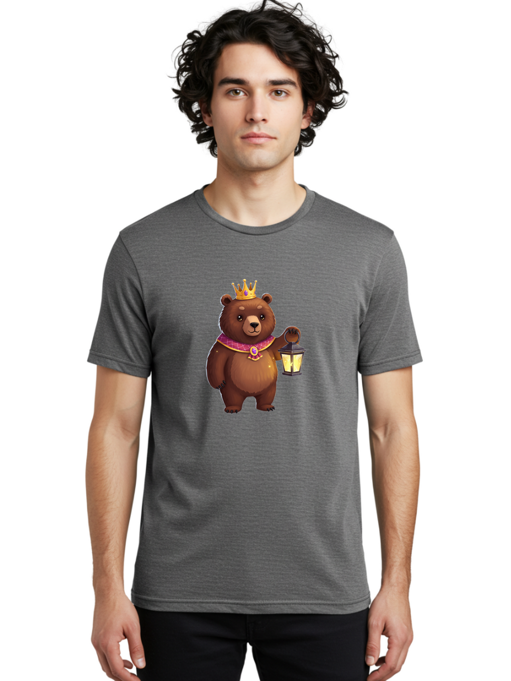 Crowned-Bear-With-Lantern Men'S Graphic Tee, 100% Cotton, Comfortable Casual Summer Wear, Machine Washable, Vintage Camera, Old Camera, Antique Camera, Black Camera, Classic Photography, Photography Equipment, Nostalgic Device, Film Camera, Bae989
