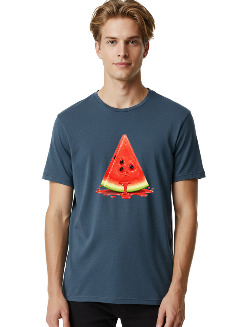 Crying-Watermelon Men'S Graphic Tee, 100% Cotton, Comfortable Casual Summer Wear, Machine Washable, Vintage Camera, Old Camera, Antique Camera, Black Camera, Classic Photography, Photography Equipment, Nostalgic Device, Film Camera, Camera Art Bae993