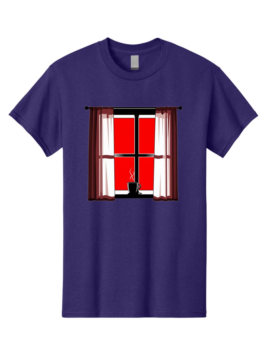 Cup-On-Windowsill Men'S Graphic Tee, 100% Cotton, Comfortable Casual Summer Wear, Machine Washable, Vintage Camera, Old Camera, Antique Camera, Black Camera, Classic Photography, Photography Equipment, Nostalgic Device, Film Camera, Camera Art Bae998