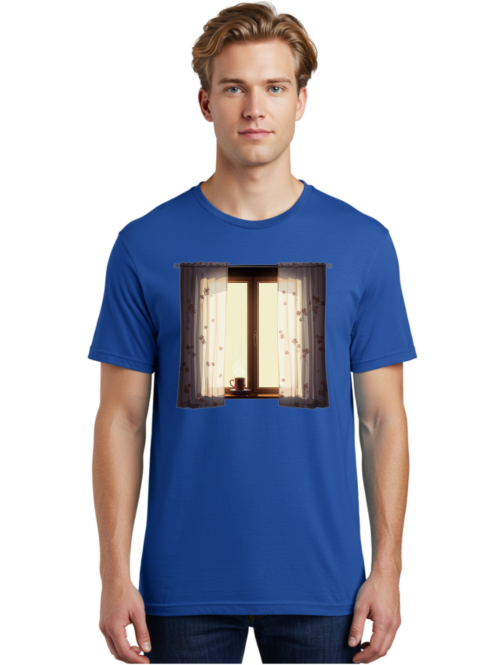 Curtains-Coffee-Cup Men'S Graphic Tee, 100% Cotton, Comfortable Casual Summer Wear, Machine Washable, Vintage Camera, Old Camera, Antique Camera, Black Camera, Classic Photography, Photography Equipment, Nostalgic Device, Film Camera, Bae999