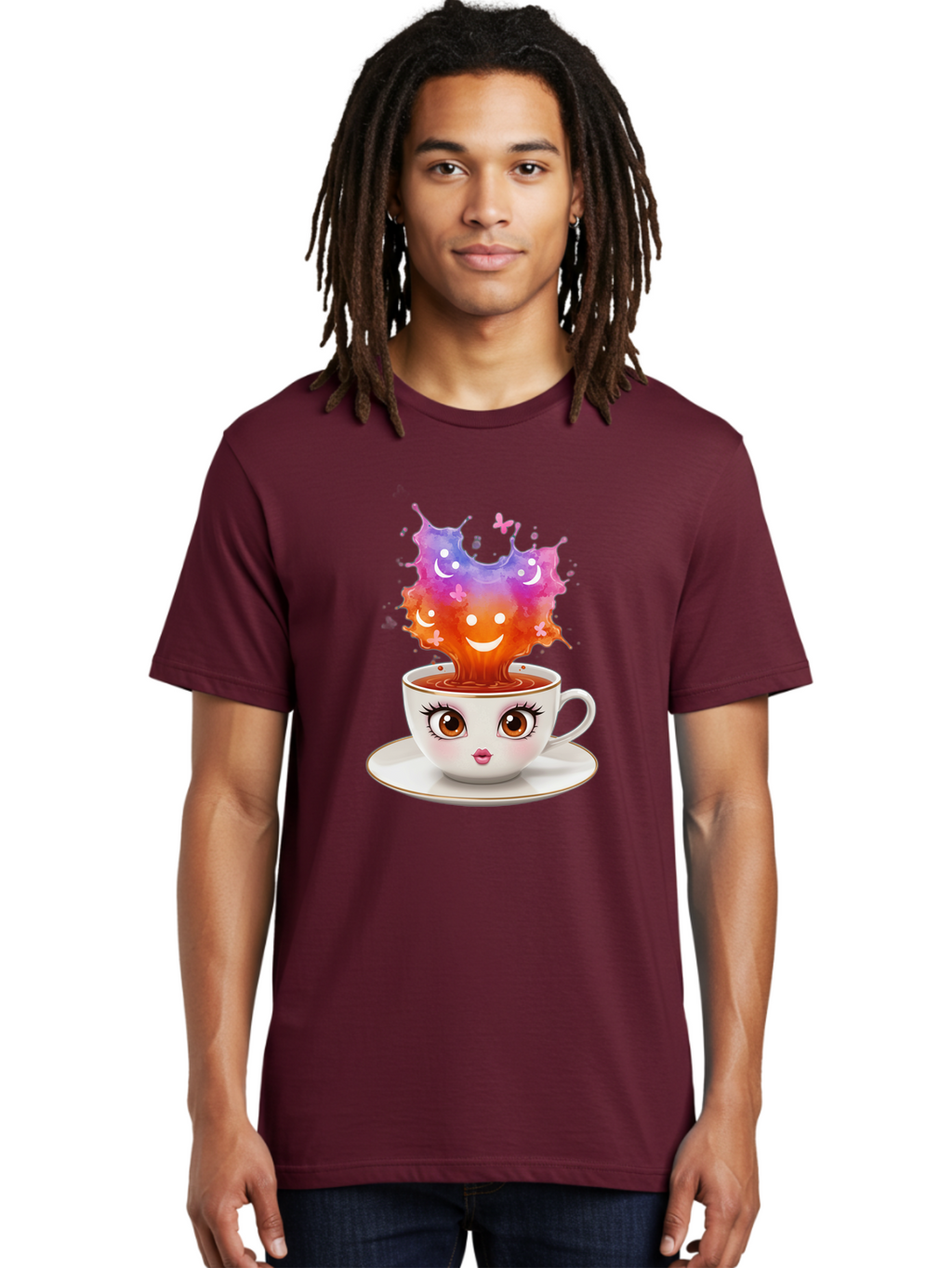 Cute-Coffee Men'S Graphic Tee, 100% Cotton, Comfortable Casual Summer Wear, Machine Washable, Vintage Camera, Old Camera, Antique Camera, Black Camera, Classic Photography, Photography Equipment, Nostalgic Device, Film Camera, Camera Art Baf001