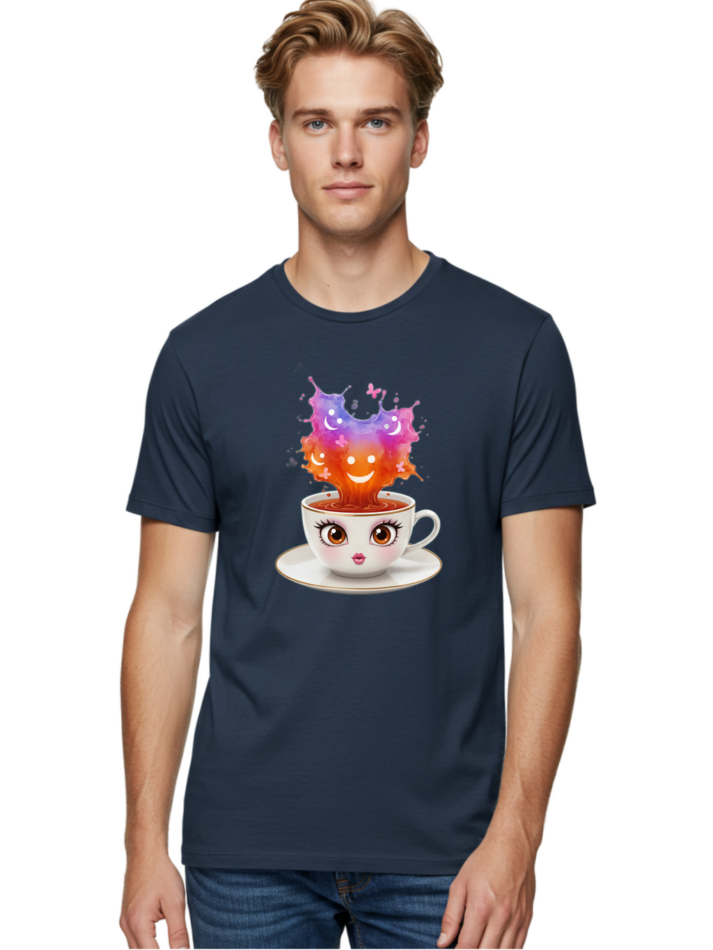 Cute-Coffee Men'S Graphic Tee, 100% Cotton, Comfortable Casual Summer Wear, Machine Washable, Vintage Camera, Old Camera, Antique Camera, Black Camera, Classic Photography, Photography Equipment, Nostalgic Device, Film Camera, Camera Art Baf001