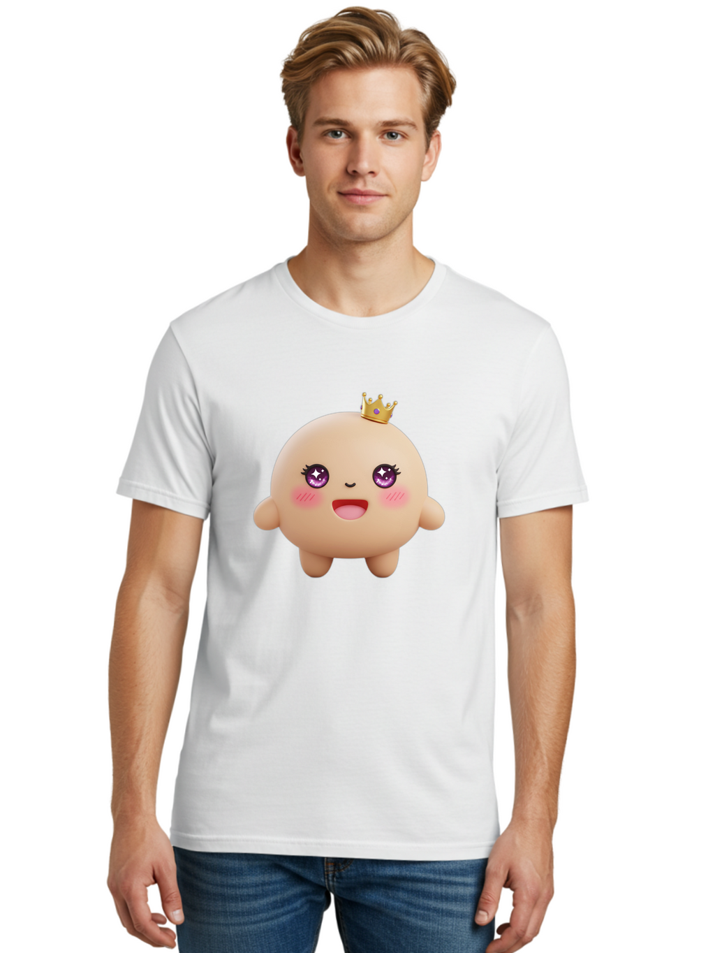 Cute-Crowned-Blob Men'S Graphic Tee, 100% Cotton, Comfortable Casual Summer Wear, Machine Washable, Vintage Camera, Old Camera, Antique Camera, Black Camera, Classic Photography, Photography Equipment, Nostalgic Device, Film Camera, Camera Art Baf002