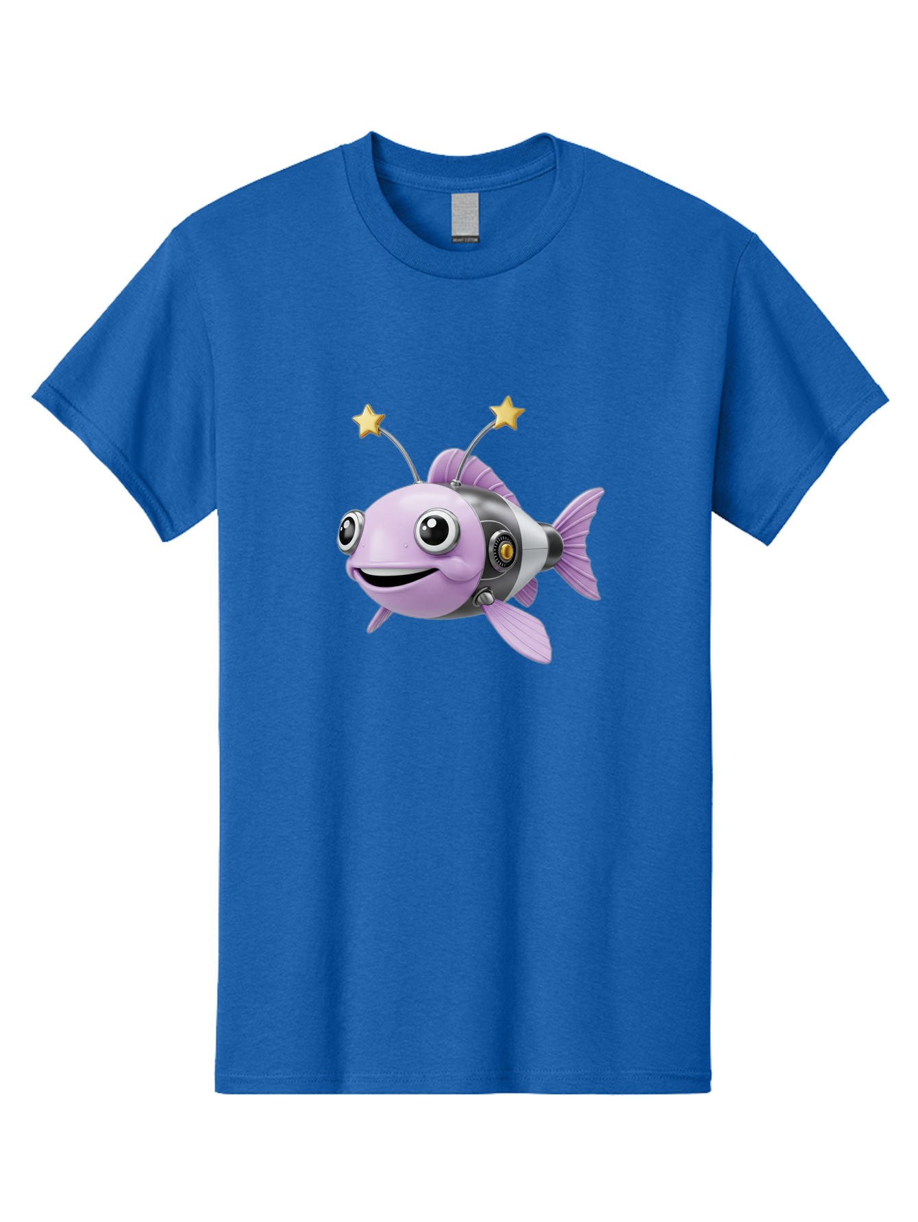Cyborg-Fish-1 Men'S Graphic Tee, 100% Cotton, Comfortable Casual Summer Wear, Machine Washable, Vintage Camera, Old Camera, Antique Camera, Black Camera, Classic Photography, Photography Equipment, Nostalgic Device, Film Camera, Camera Art Baf009