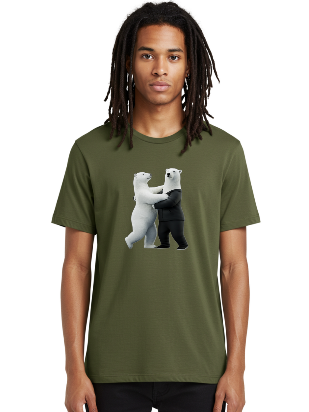 Dancing-Polar-Bears-1 Men'S Graphic Tee, 100% Cotton, Comfortable Casual Summer Wear, Machine Washable, Vintage Camera, Old Camera, Antique Camera, Black Camera, Classic Photography, Photography Equipment, Nostalgic Device, Film Camera, Baf018