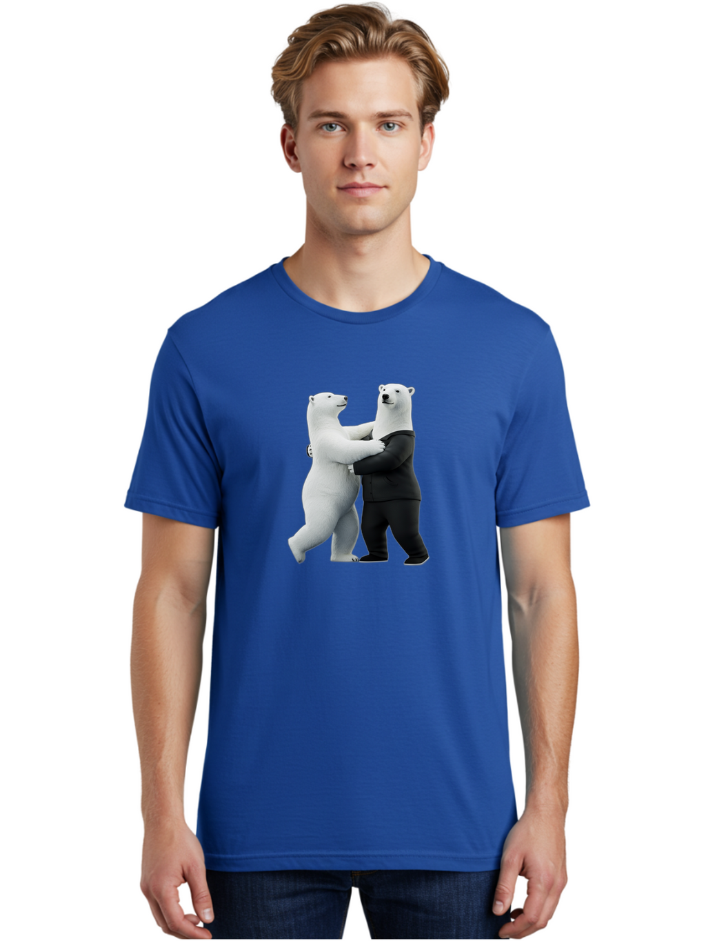 Dancing-Polar-Bears-1 Men'S Graphic Tee, 100% Cotton, Comfortable Casual Summer Wear, Machine Washable, Vintage Camera, Old Camera, Antique Camera, Black Camera, Classic Photography, Photography Equipment, Nostalgic Device, Film Camera, Baf018
