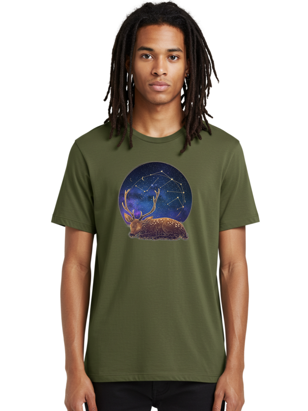 Deer-Constellation Men'S Graphic Tee, 100% Cotton, Comfortable Casual Summer Wear, Machine Washable, Vintage Camera, Old Camera, Antique Camera, Black Camera, Classic Photography, Photography Equipment, Nostalgic Device, Film Camera, Baf023
