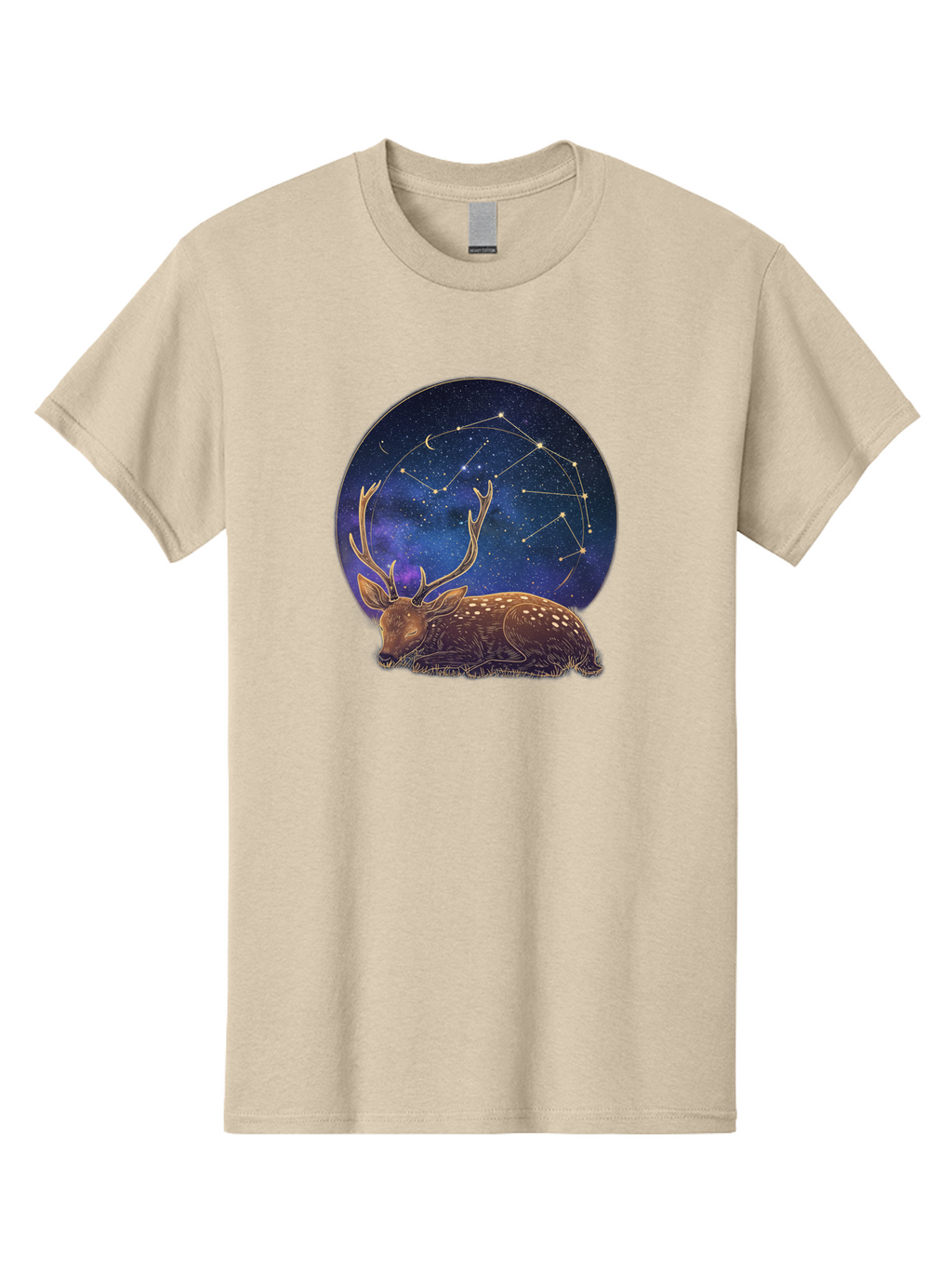Deer-Constellation Men'S Graphic Tee, 100% Cotton, Comfortable Casual Summer Wear, Machine Washable, Vintage Camera, Old Camera, Antique Camera, Black Camera, Classic Photography, Photography Equipment, Nostalgic Device, Film Camera, Baf023