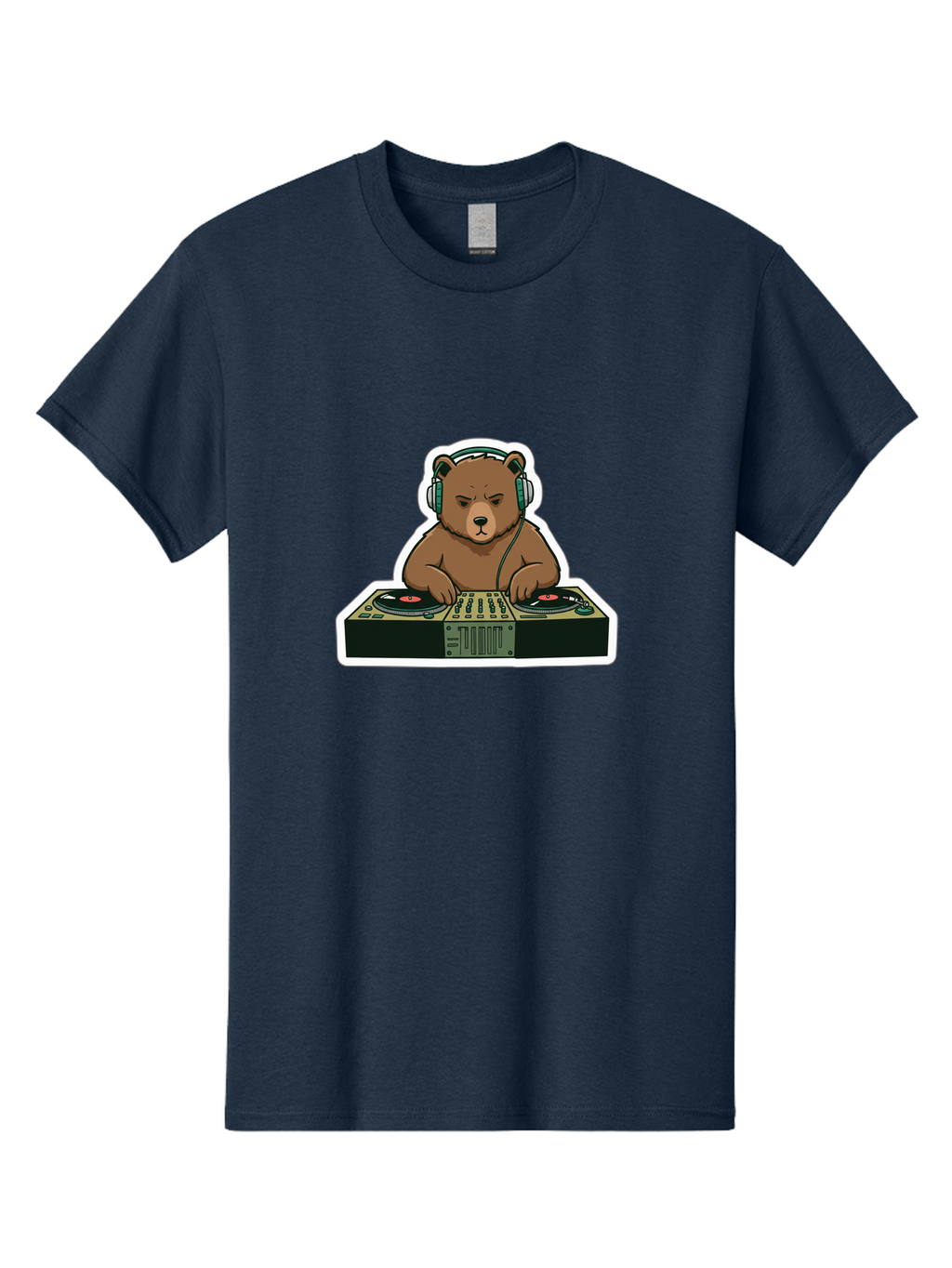 Dj-Bear-2 Men'S Graphic Tee, 100% Cotton, Comfortable Casual Summer Wear, Machine Washable, Vintage Camera, Old Camera, Antique Camera, Black Camera, Classic Photography, Photography Equipment, Nostalgic Device, Film Camera, Camera Art Baf037