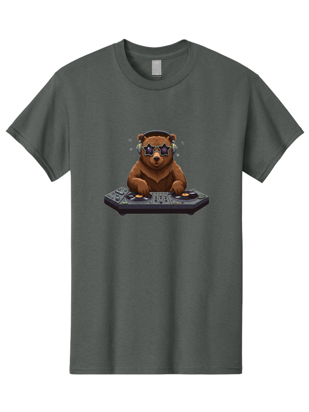 Dj-Bear-6 Men'S Graphic Tee, 100% Cotton, Comfortable Casual Summer Wear, Machine Washable, Vintage Camera, Old Camera, Antique Camera, Black Camera, Classic Photography, Photography Equipment, Nostalgic Device, Film Camera, Camera Art Baf041