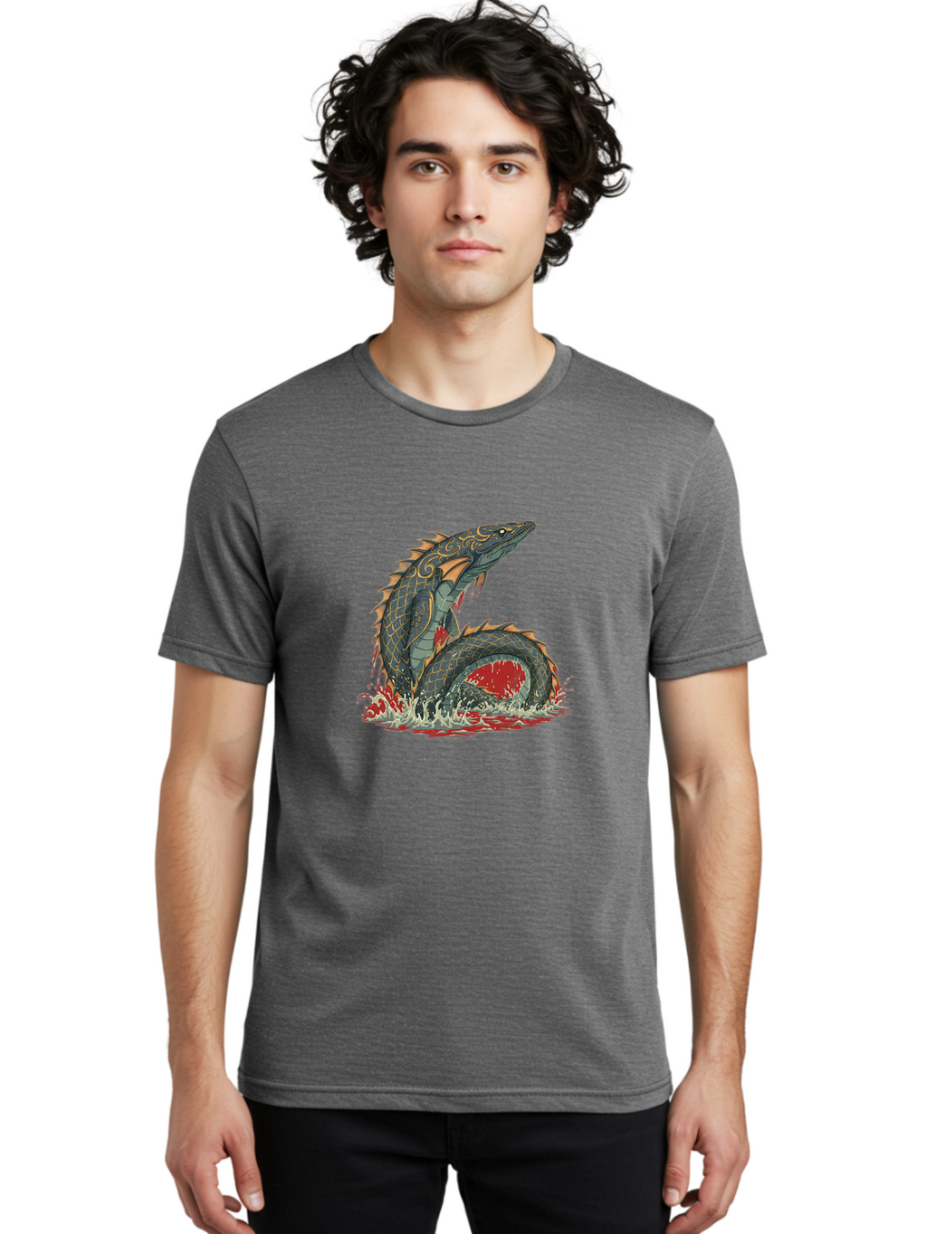 Dragon-Fish Men'S Graphic Tee, 100% Cotton, Comfortable Casual Summer Wear, Machine Washable, Vintage Camera, Old Camera, Antique Camera, Black Camera, Classic Photography, Photography Equipment, Nostalgic Device, Film Camera, Camera Art Baf044