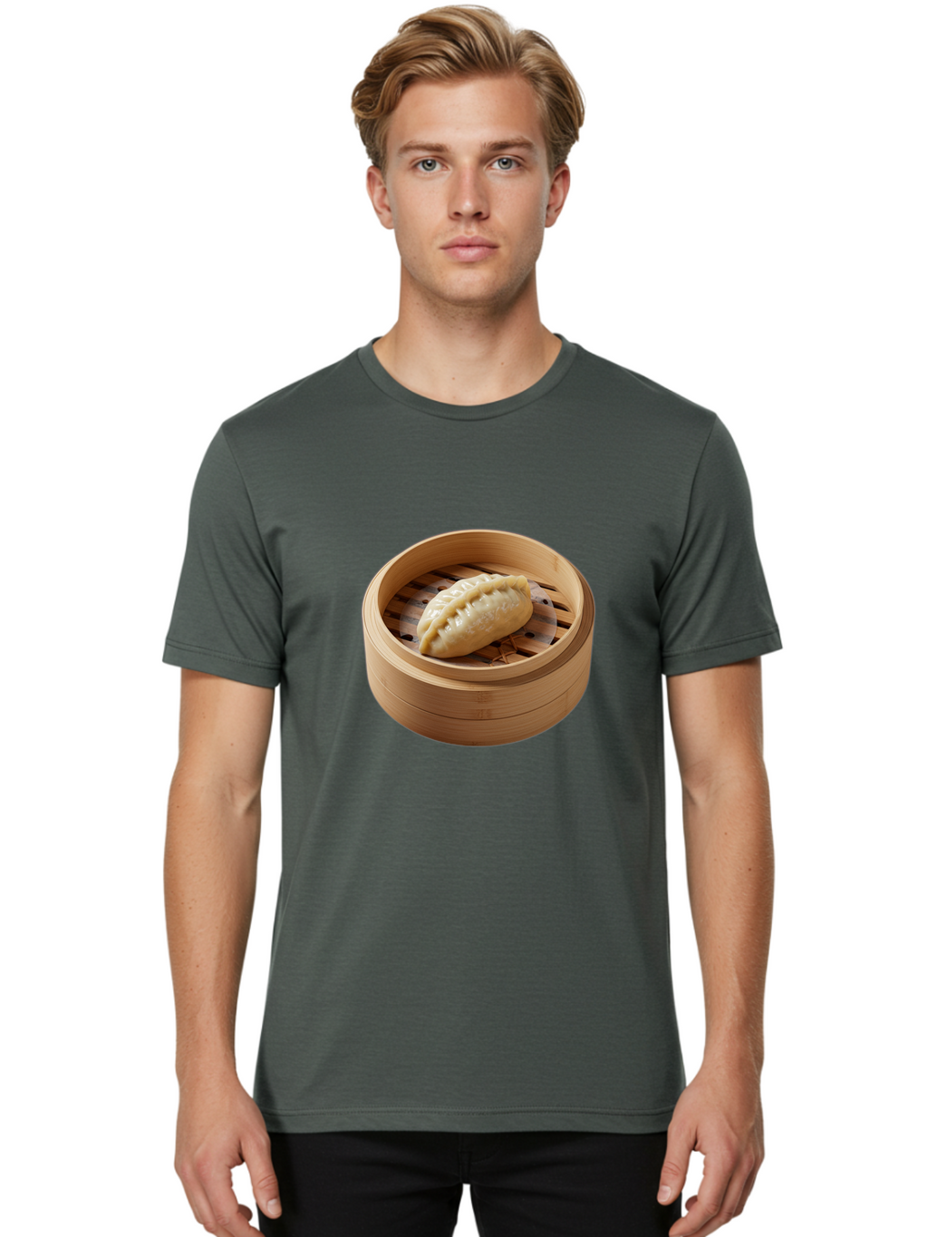 Dumpling-1 Men'S Graphic Tee, 100% Cotton, Comfortable Casual Summer Wear, Machine Washable, Vintage Camera, Old Camera, Antique Camera, Black Camera, Classic Photography, Photography Equipment, Nostalgic Device, Film Camera, Camera Art Baf046