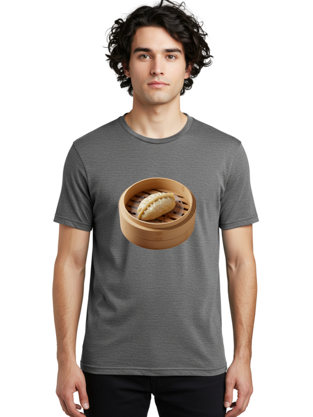 Dumpling-1 Men'S Graphic Tee, 100% Cotton, Comfortable Casual Summer Wear, Machine Washable, Vintage Camera, Old Camera, Antique Camera, Black Camera, Classic Photography, Photography Equipment, Nostalgic Device, Film Camera, Camera Art Baf046