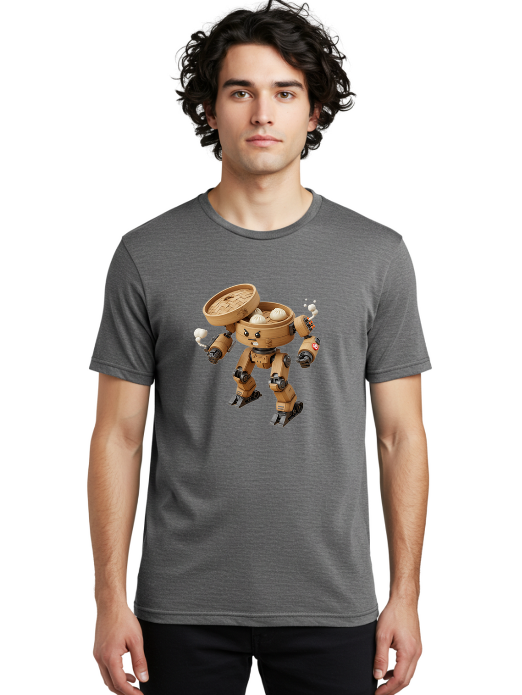 Dumpling-Robot Men'S Graphic Tee, 100% Cotton, Comfortable Casual Summer Wear, Machine Washable, Vintage Camera, Old Camera, Antique Camera, Black Camera, Classic Photography, Photography Equipment, Nostalgic Device, Film Camera, Camera Art Baf049