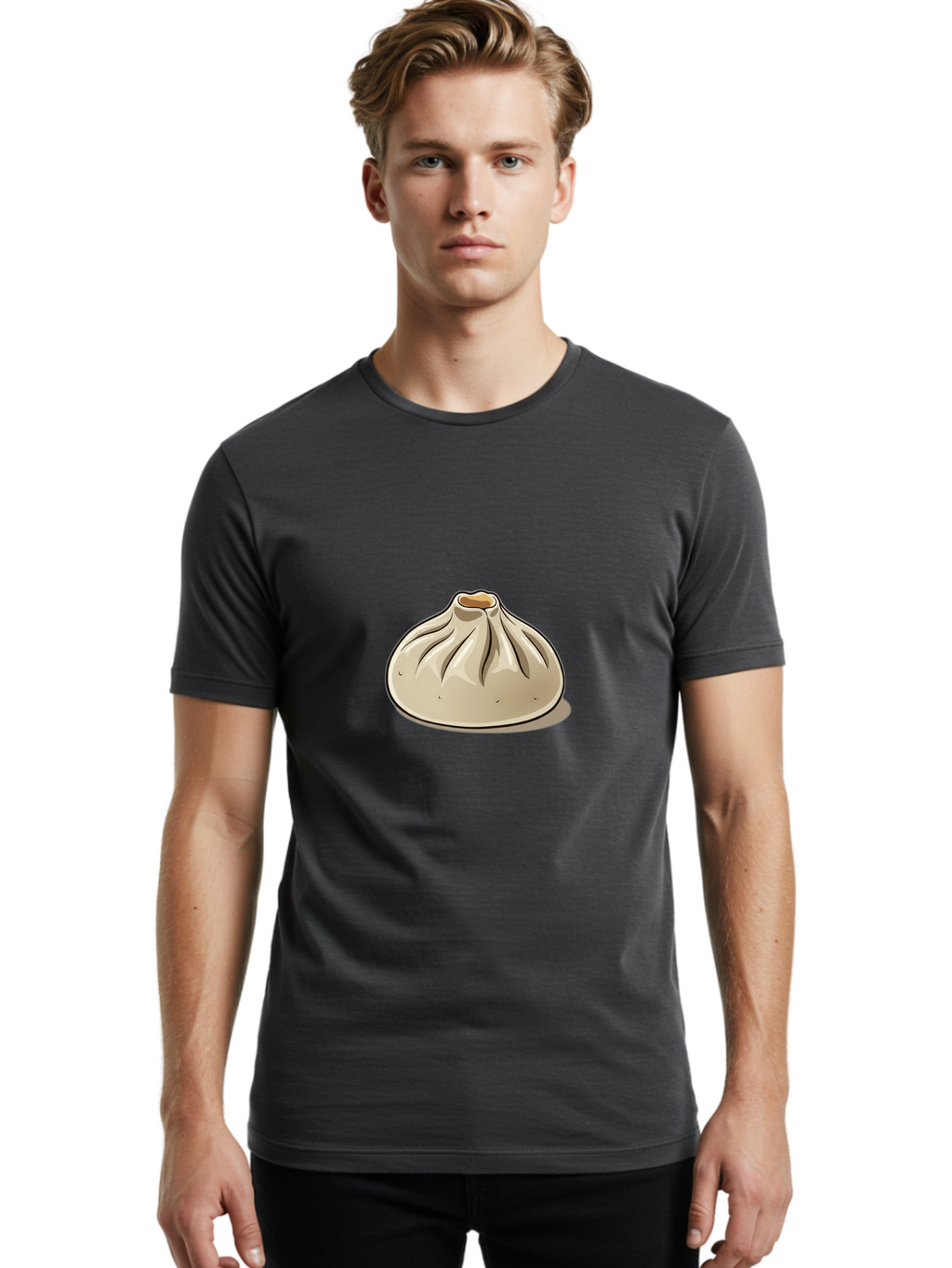 Dumpling Men'S Graphic Tee, 100% Cotton, Comfortable Casual Summer Wear, Machine Washable, Vintage Camera, Old Camera, Antique Camera, Black Camera, Classic Photography, Photography Equipment, Nostalgic Device, Film Camera, Camera Art Baf050