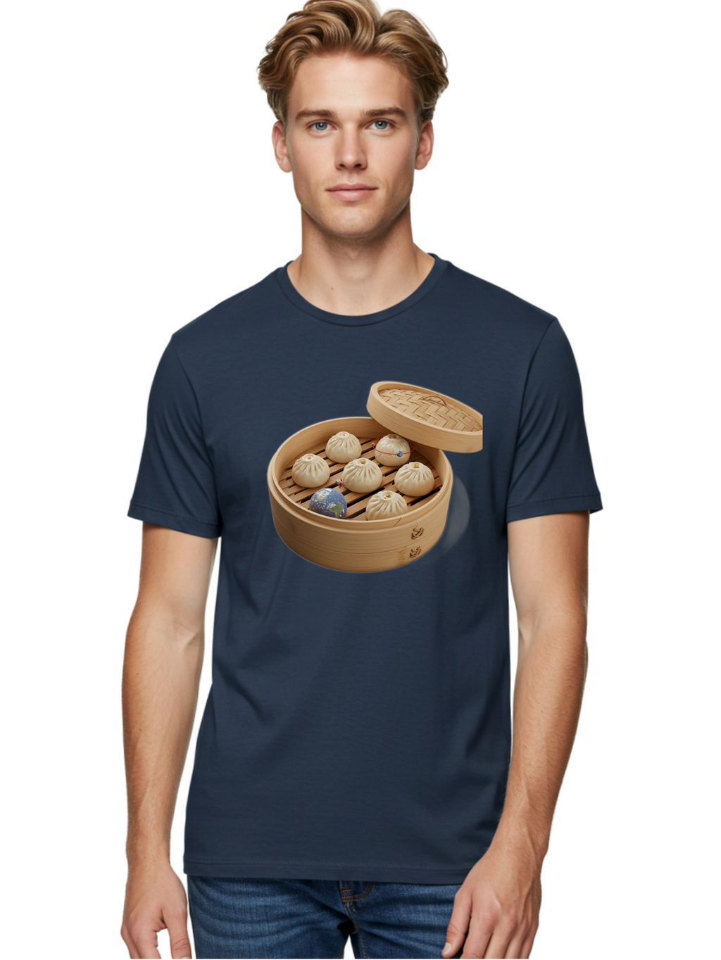 Dumplings-1 Men'S Graphic Tee, 100% Cotton, Comfortable Casual Summer Wear, Machine Washable, Vintage Camera, Old Camera, Antique Camera, Black Camera, Classic Photography, Photography Equipment, Nostalgic Device, Film Camera, Camera Art Baf051