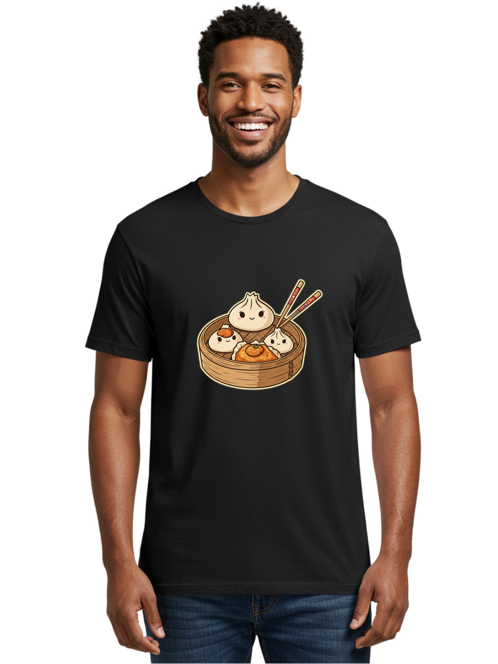 Dumplings Men'S Graphic Tee, 100% Cotton, Comfortable Casual Summer Wear, Machine Washable, Vintage Camera, Old Camera, Antique Camera, Black Camera, Classic Photography, Photography Equipment, Nostalgic Device, Film Camera, Camera Art Baf053