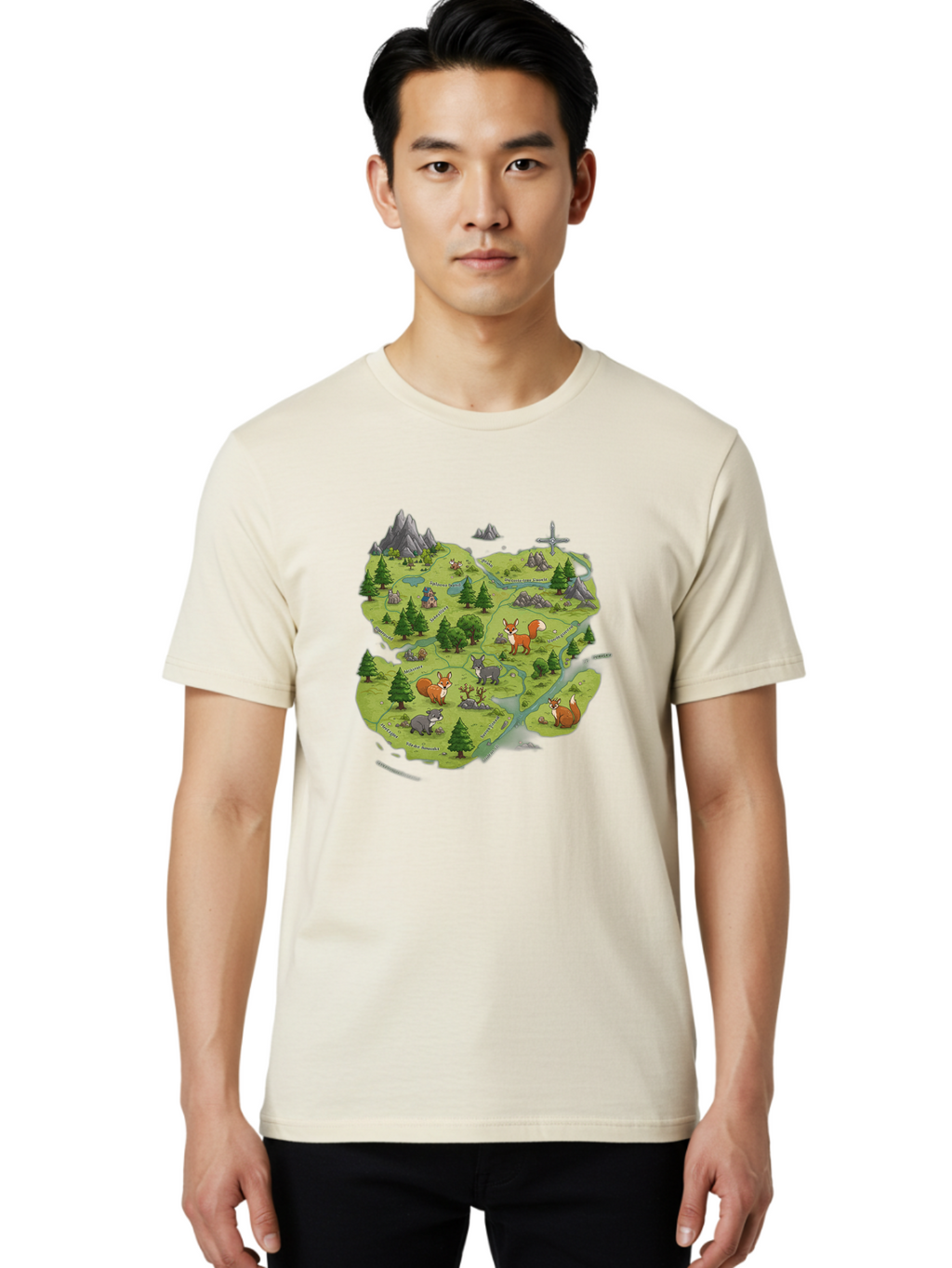 Fantasy-Forest Men'S Graphic Tee, 100% Cotton, Comfortable Casual Summer Wear, Machine Washable, Vintage Camera, Old Camera, Antique Camera, Black Camera, Classic Photography, Photography Equipment, Nostalgic Device, Film Camera, Camera Art Baf058